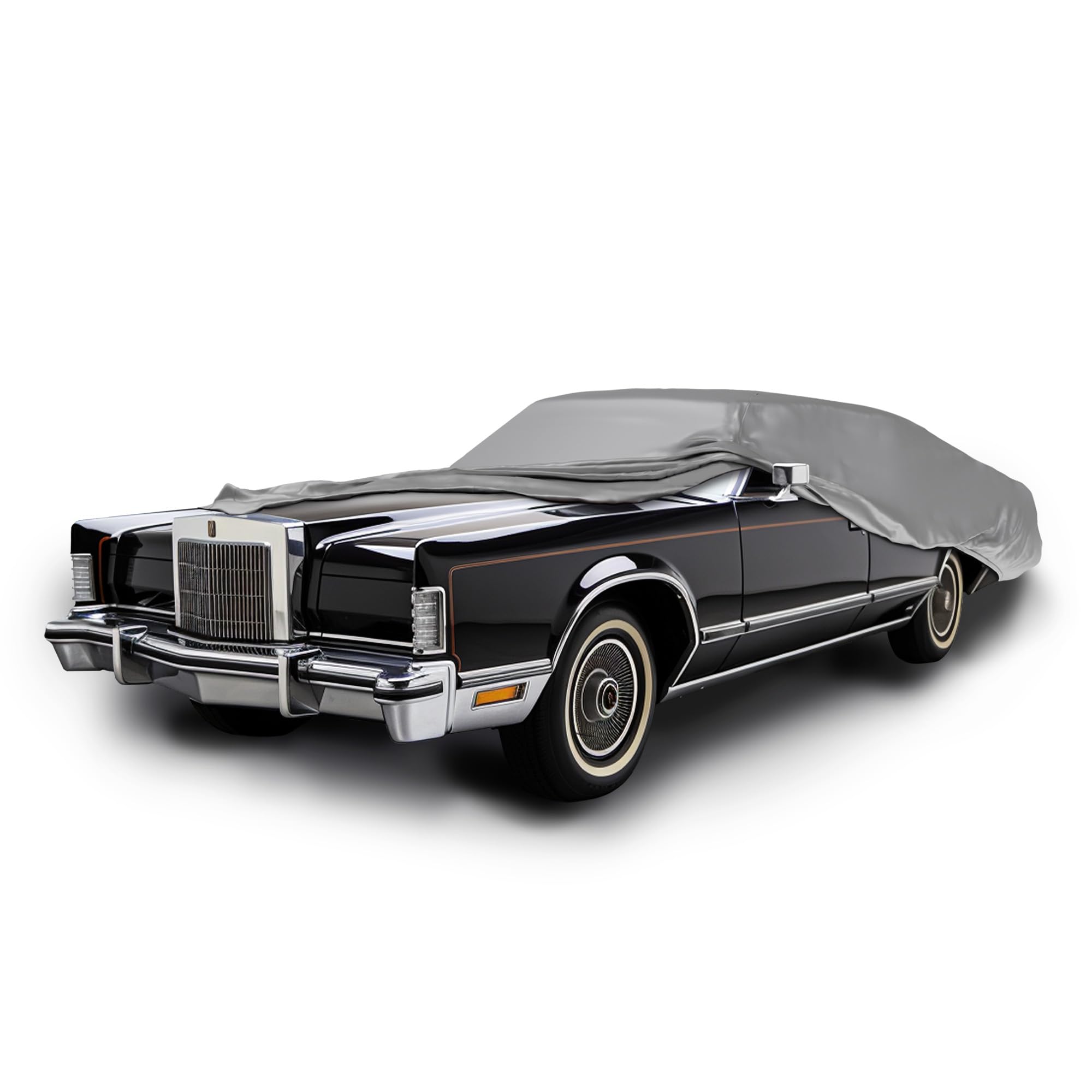 Weatherproof Lincoln 1942-1948 Continental Car Cover with Anti-Theft Cable Lock - Outdoor All-Season Protection for Classic Cars - Durable Waterproof Vehicle Accessory for Storage & Travel