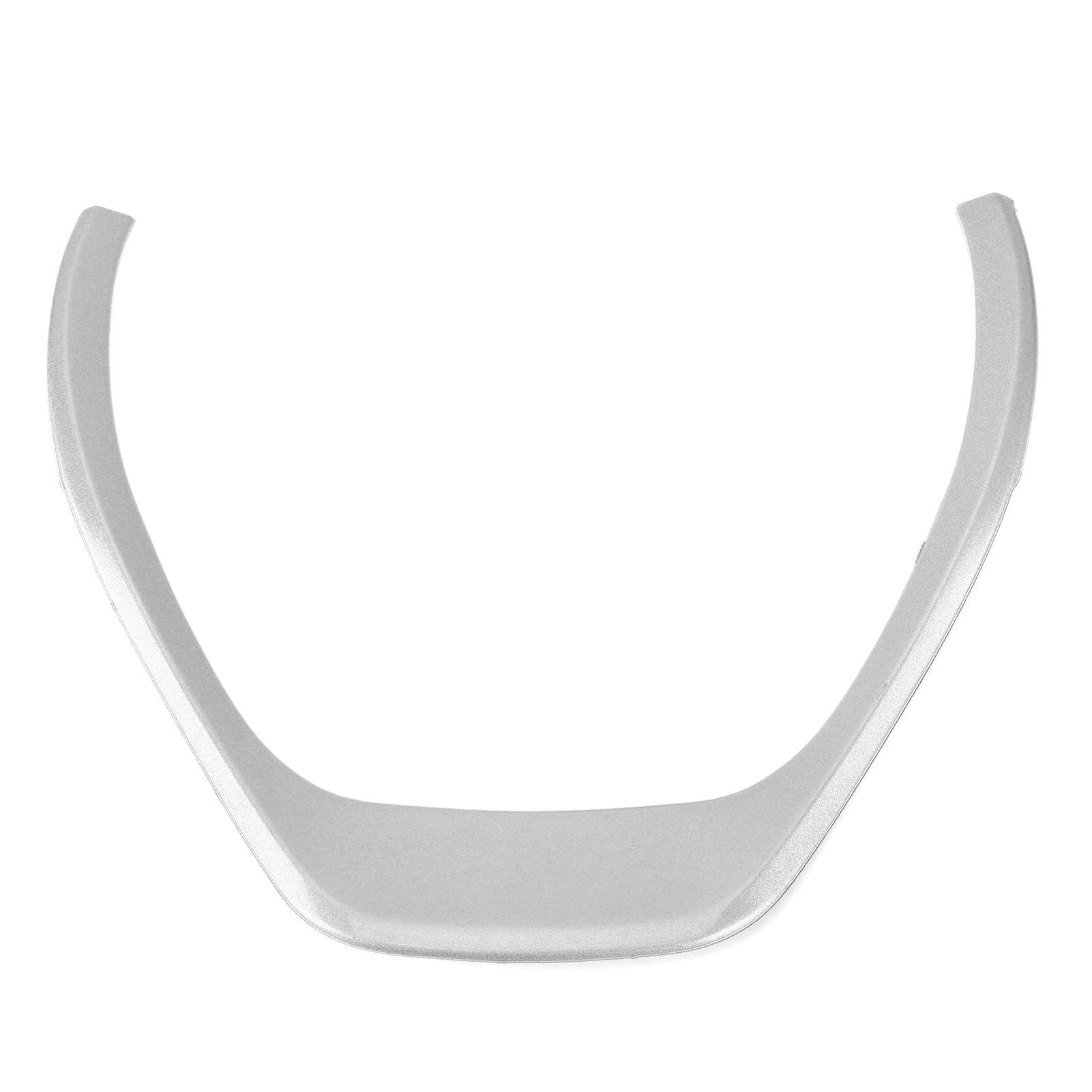 Aramox Silver Steering Wheel Trim Cover Compatible with BMW 3 Series F30 F31 F34 & 4 Series F32 - Premium Car Interior Accessory for Enhanced Driving Comfort & Style