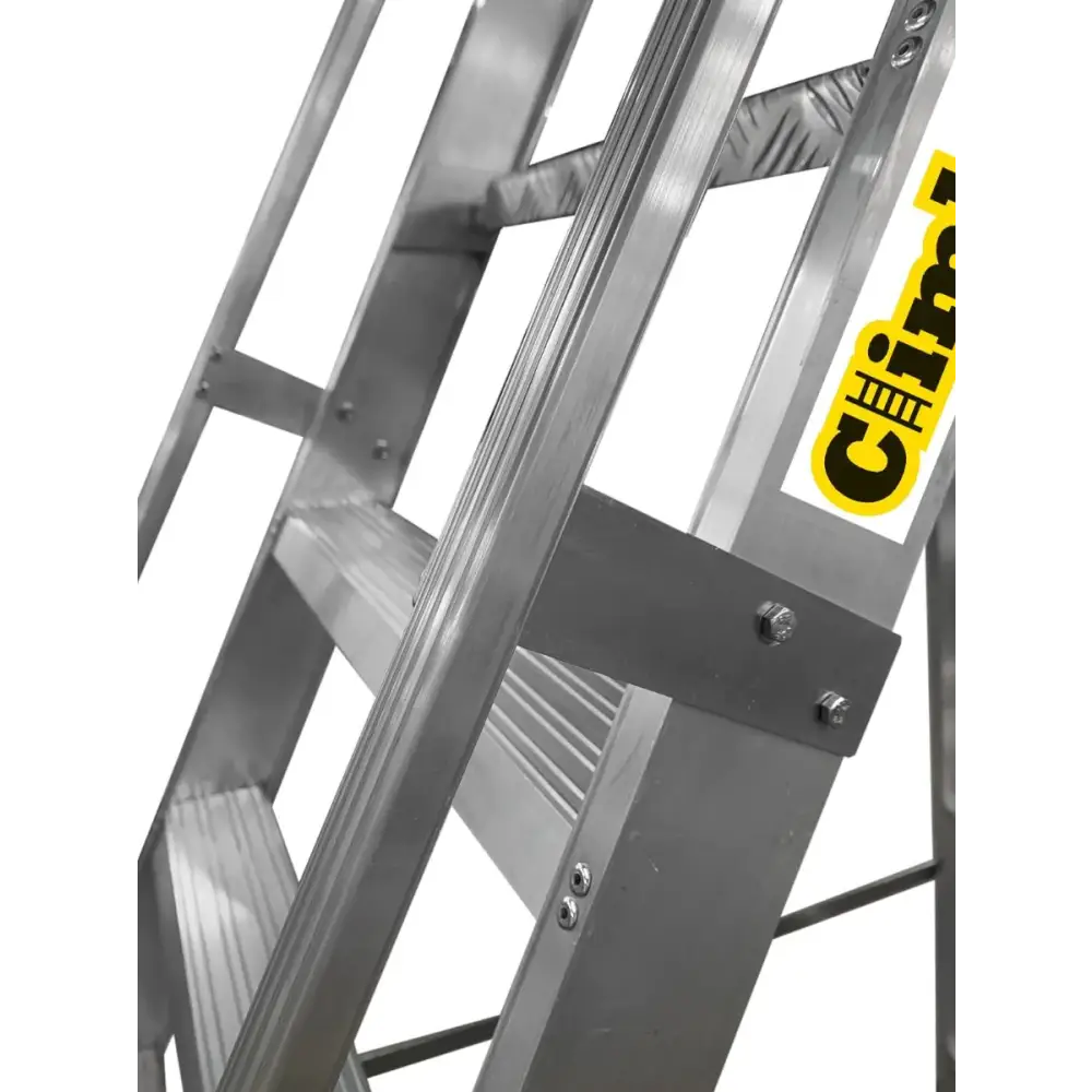 Climb It Aluminum Wide Steps - Lightweight & Durable Ladder for Home, Garden, and DIY Projects | Perfect for Roofing, Painting, and Outdoor Use
