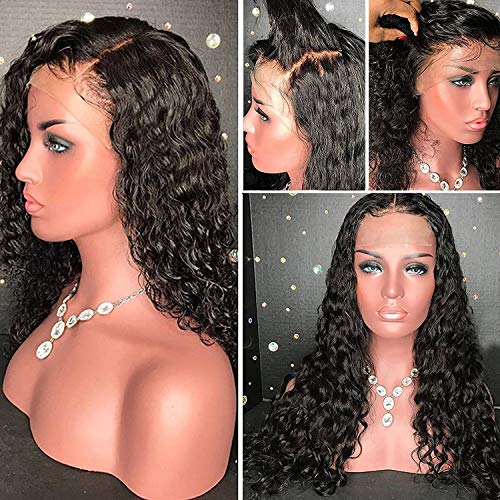 YMS 150% Density Curly Full Lace Human Hair Wigs for Women - Pre Plucked with Baby Hair, Glueless Design (12 Inch) | Natural Look for Daily Wear, Cosplay & Special Occasions