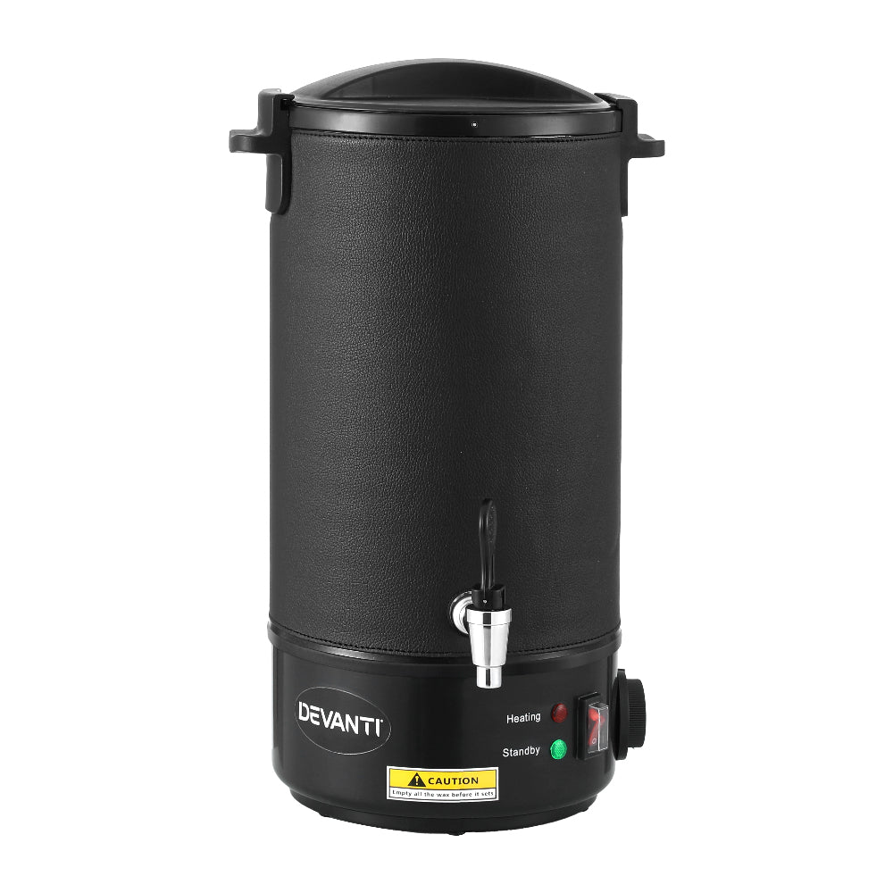 Devanti 10L Electric Wax Melter Pot - 1520W Candle Making Kit with Pour Spout, Soap & Wax Warmer for DIY Crafts, Home Fragrance, Spa Treatments - Perfect for Candle Makers, Soap Crafting & Aromatherapy
