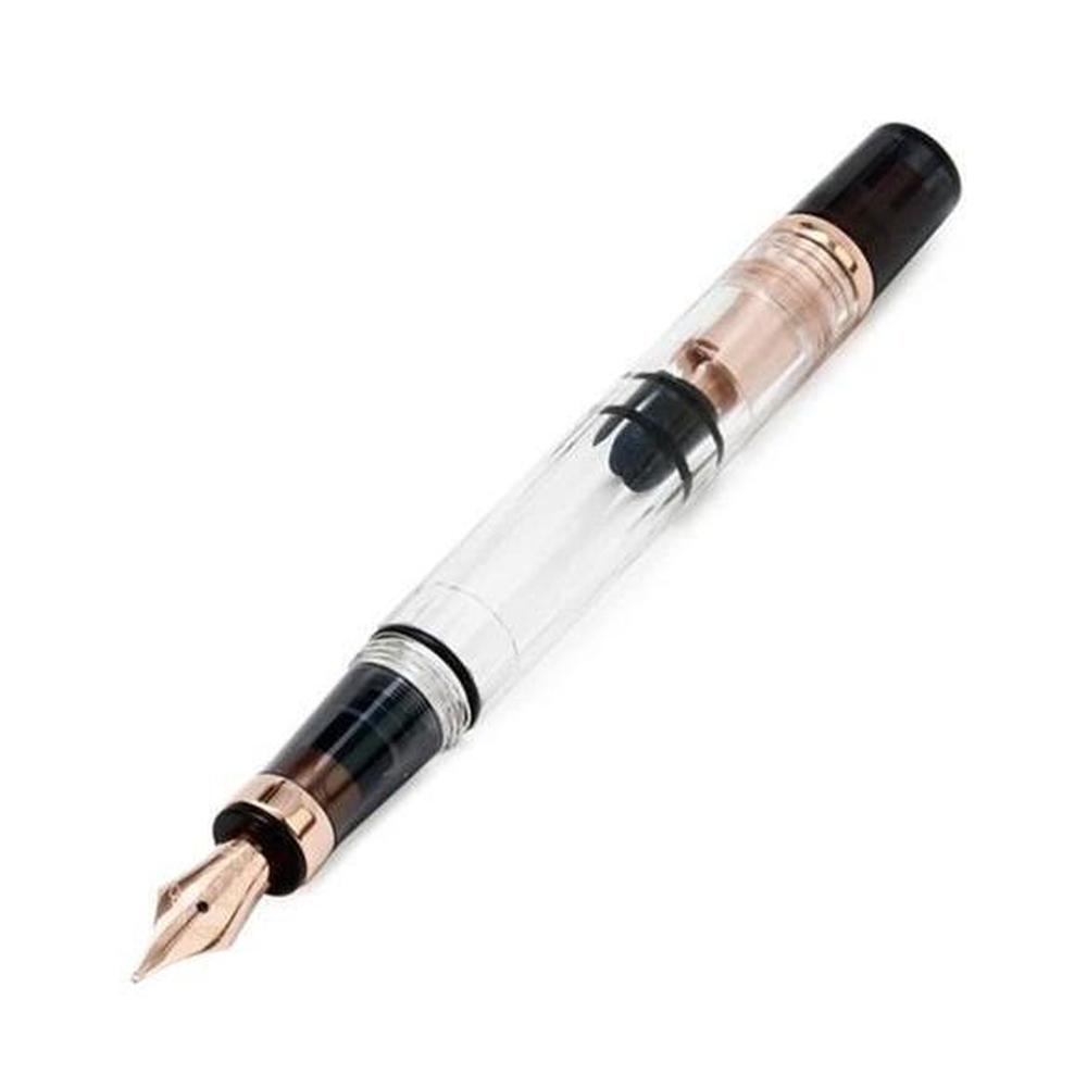 TWSBI Diamond 580 Fountain Pen - Smoke Rose Gold II | Premium Writing Instrument for Calligraphy, Journaling & Office Use
