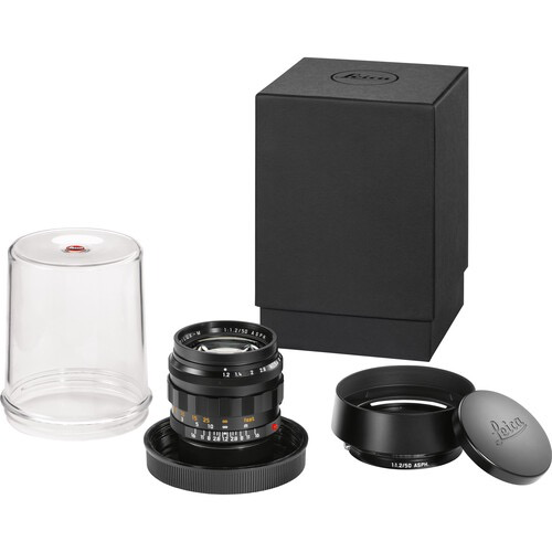 Leica Noctilux M 50mm f/1.2 ASPH Lens (Black) - Premium Fast Aperture Prime Lens for Leica M Mount Cameras - Perfect for Low Light Photography, Portraits & Street Shooting