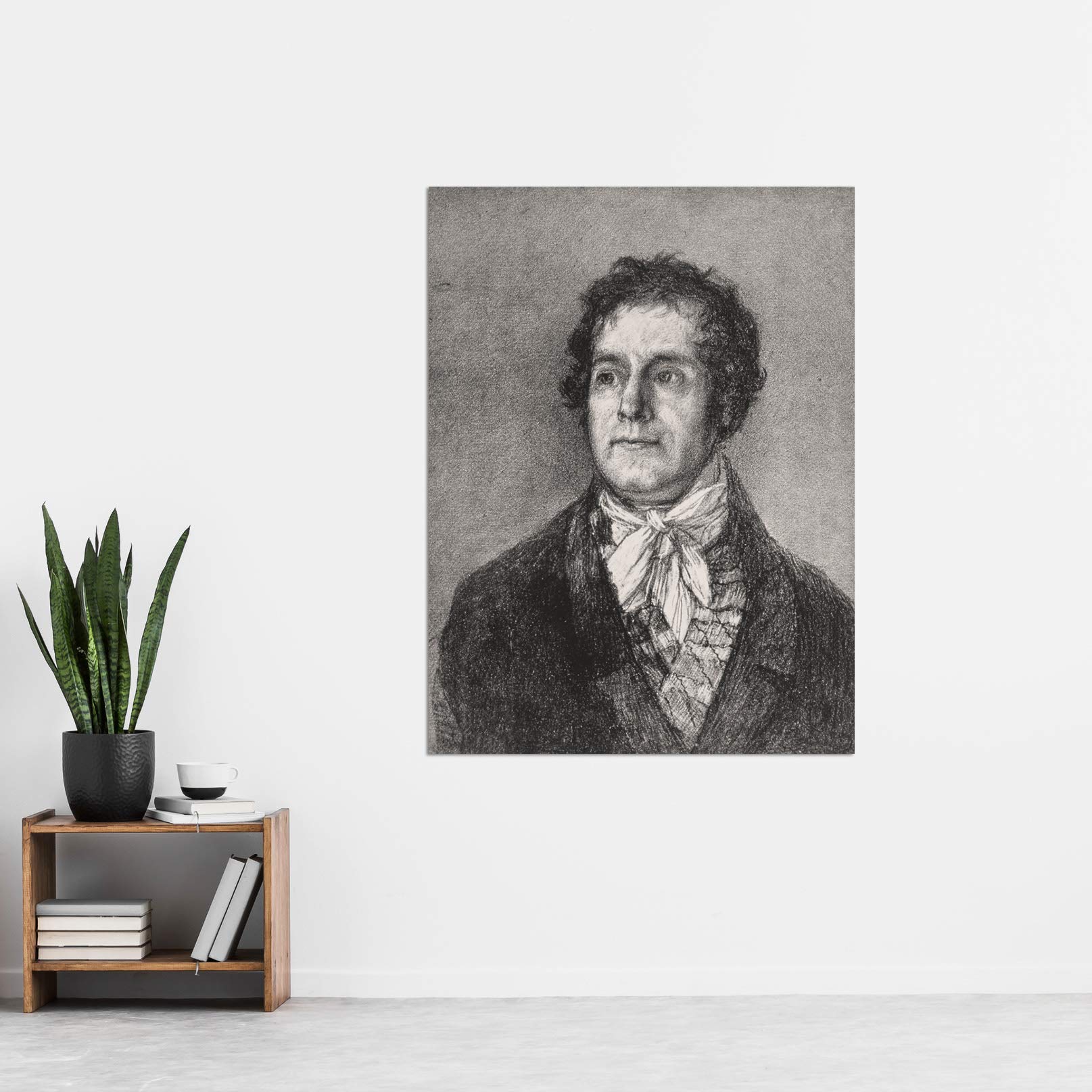Goya Y Lucientes Francisco De The Printer Gaulon - Extra Large Art Print Wall Mural Poster Premium XL - Perfect for Living Room, Bedroom & Office Decor
