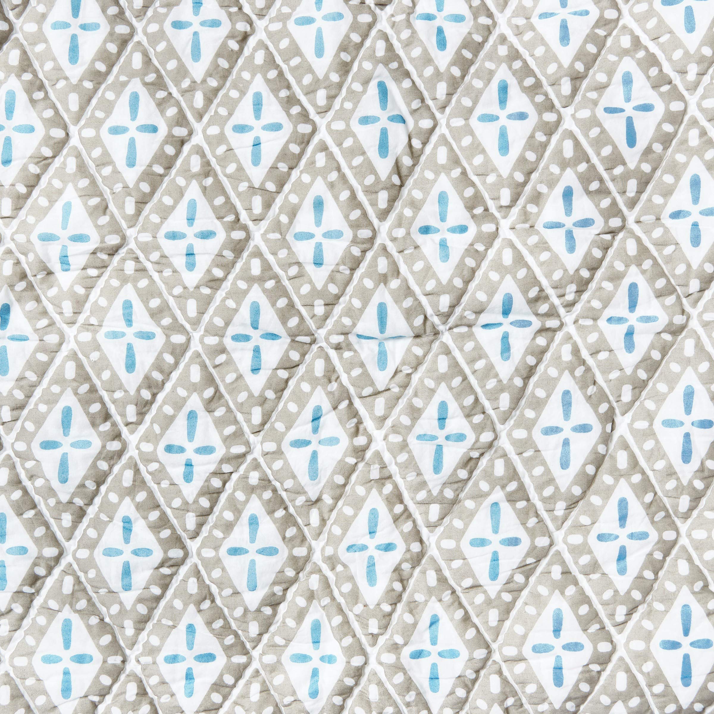 Carol & Frank Liam Sky Full/Queen Quilt Set - Light Blue Bedding for Cozy Comfort | Perfect for Master Bedroom, Guest Room & Dorm Decor