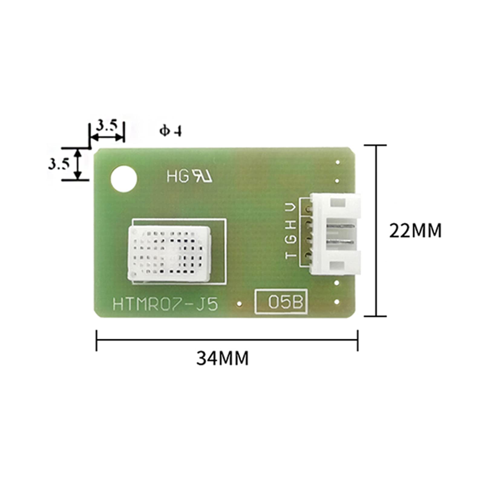 HTMR07-J5 Digital Humidity & Temperature Sensor Module - High Accuracy for Dehumidifiers, HVAC Systems | Ideal for Home, Office, and Industrial Environment Monitoring