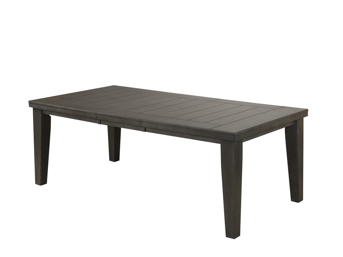 7-Piece Modern Grey Dining Table Set - Elegant Kitchen & Dining Room Furniture for Family Gatherings & Dinner Parties