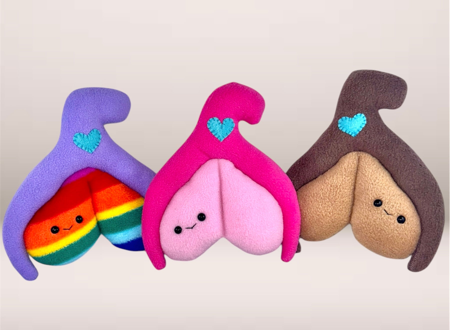 Soft Clitoris Plush Toy - Handmade Anatomical Educational Pillow for Medical Students & Sex Education | Perfect Gift for Gynecologists, Feminists & Anatomy Enthusiasts | Great for Classrooms, Clinics & Home Decor