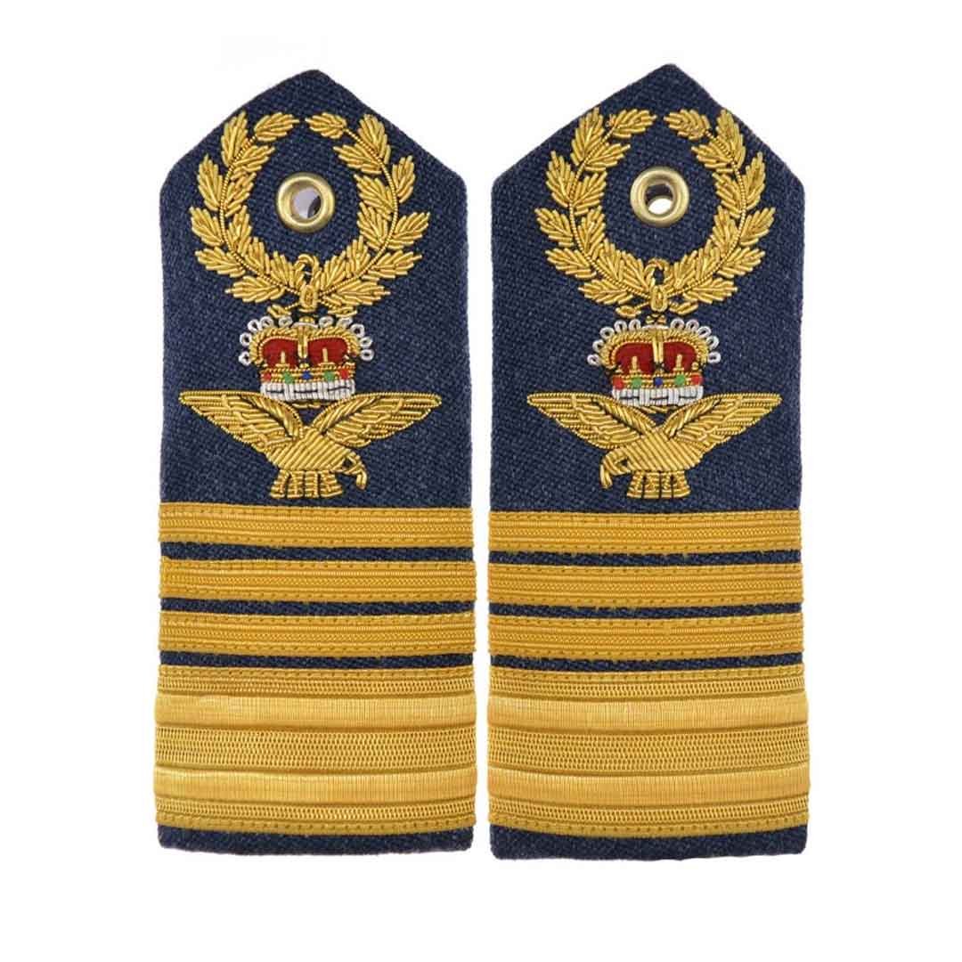 Royal Air Force Regiment Epaulette Shoulder Boards - Air Chief Marshall Rank Badge for Military Uniforms | Perfect for RAF Cosplay, Reenactments & Collectors