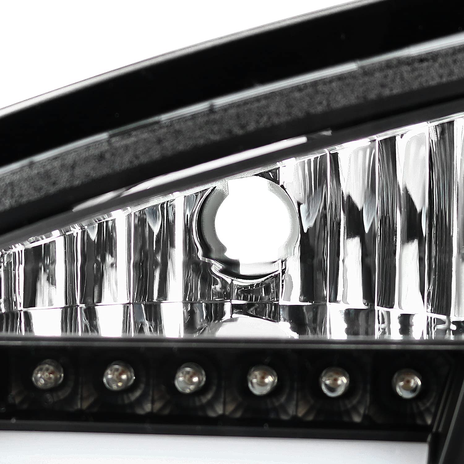 Spec-D Tuning Black LED Tube Tail Lights for 2005-2008 BMW E90 3-Series 4-Door Sedan - Left & Right Pair Assembly - Enhanced Night Visibility & Modern Style for Daily Driving & Car Shows
