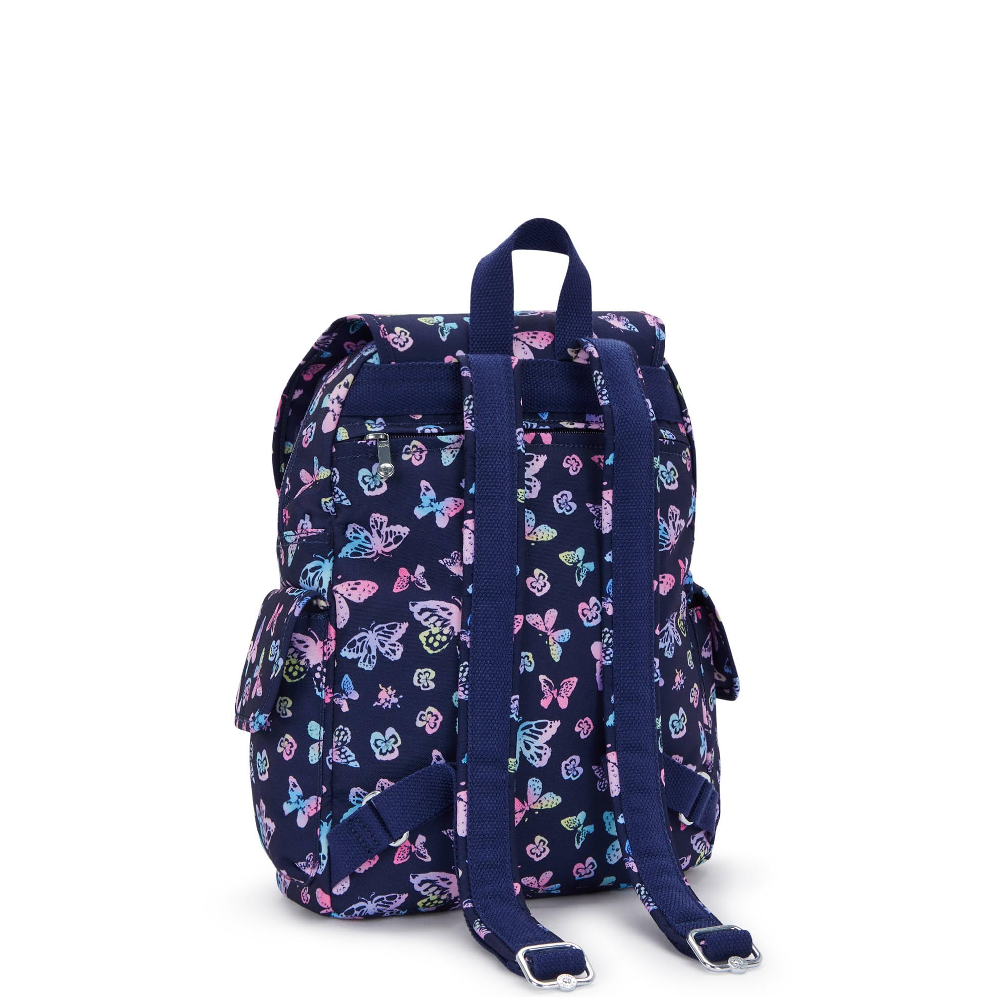 Kipling City Pack Printed Backpack - Stylish Butterfly Design for Women & Teens | Perfect for School, Travel & Everyday Use