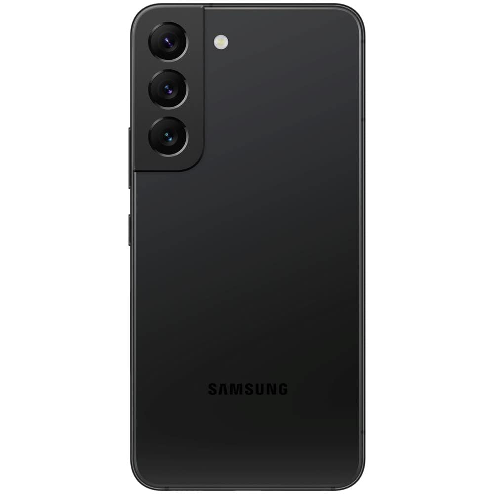 Samsung Galaxy S22 Unlocked Smartphone 128GB - 8K Camera, Brightest AMOLED Display, Long Battery Life, Fast 4nm Processor | US Version (Renewed) Phantom Black - Perfect for Travel, Photography & Business Professionals