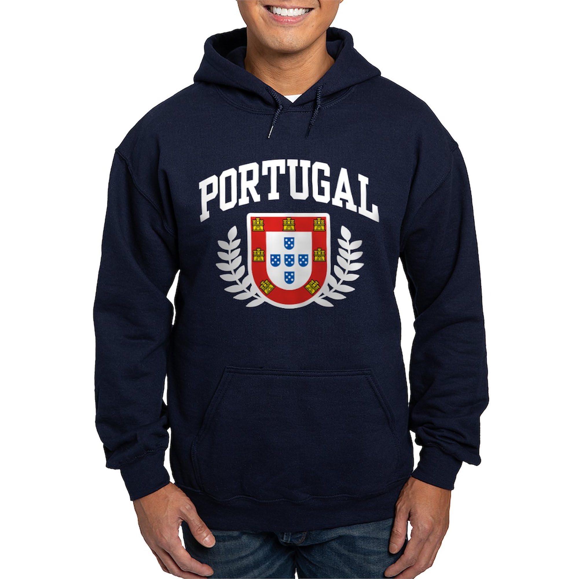 Portugal Hoodie for Men - Dark Regular Fit Pullover Sweatshirt | Comfortable & Stylish for Casual Wear, Travel & Outdoor Activities