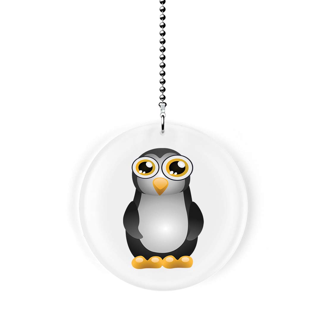 Peeper Penguin Fan & Light Pull Chain - Cute Penguin-Themed Ceiling Fan Pull Switch for Home, Kids Room & Nursery Decor