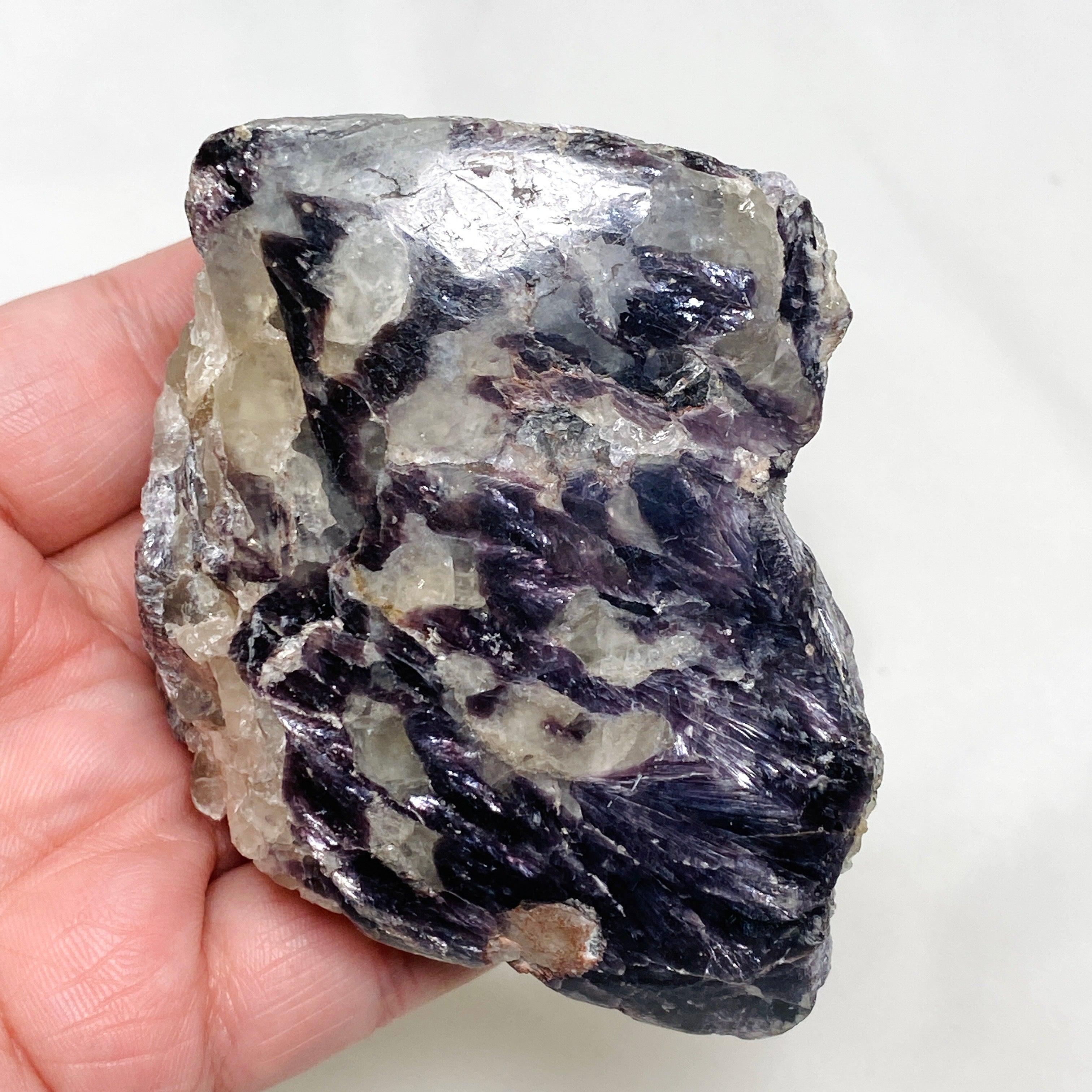Silver Leaf Lepidolite CR3649 - Natural Healing Crystal for Stress Relief, Anxiety & Emotional Balance | Perfect for Meditation, Home Decor & Spiritual Healing