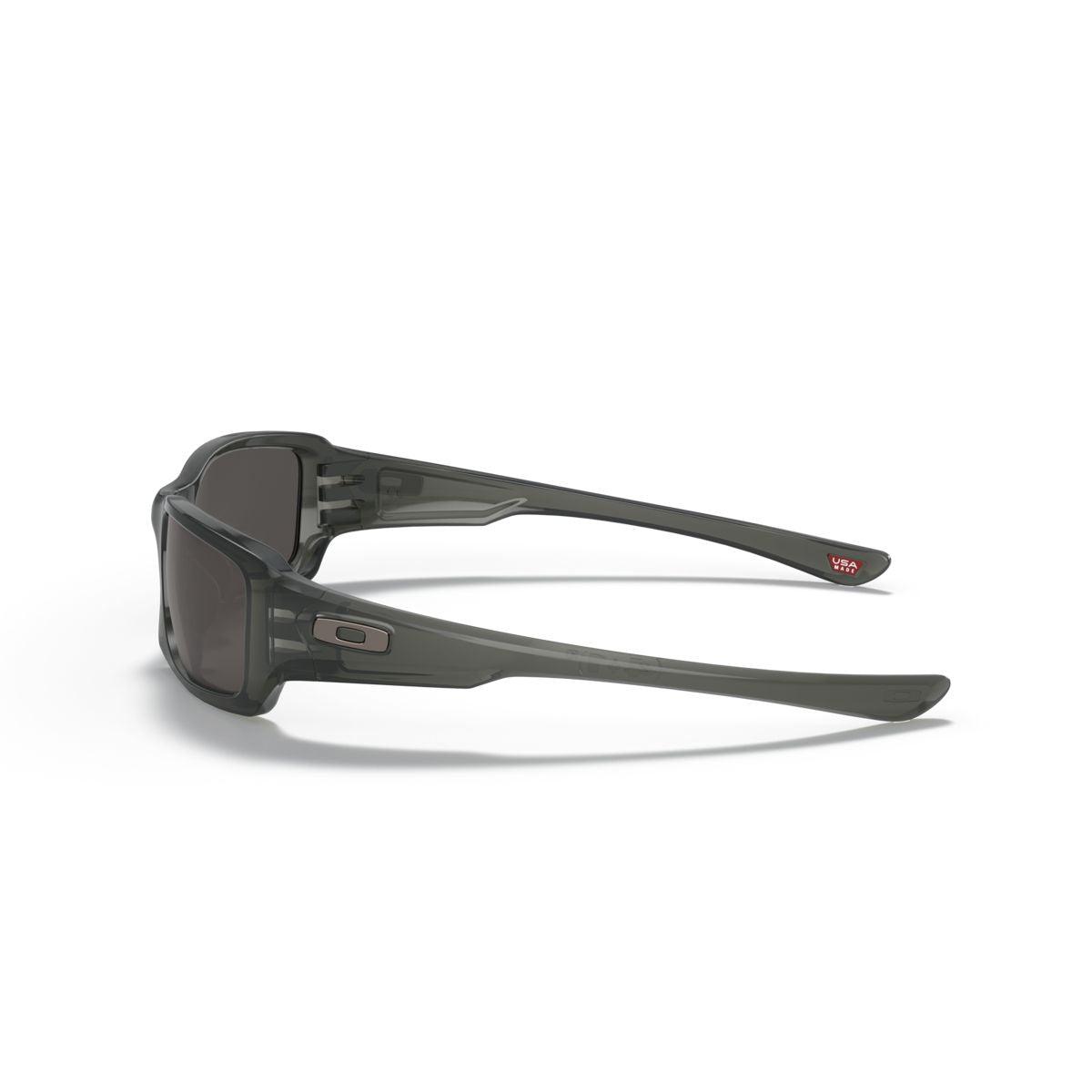 Oakley Fives Squared Sunglasses - Grey Smoke/Warm Grey Polarized Lenses (0OO9238 923805) for Running, Cycling & Outdoor Sports