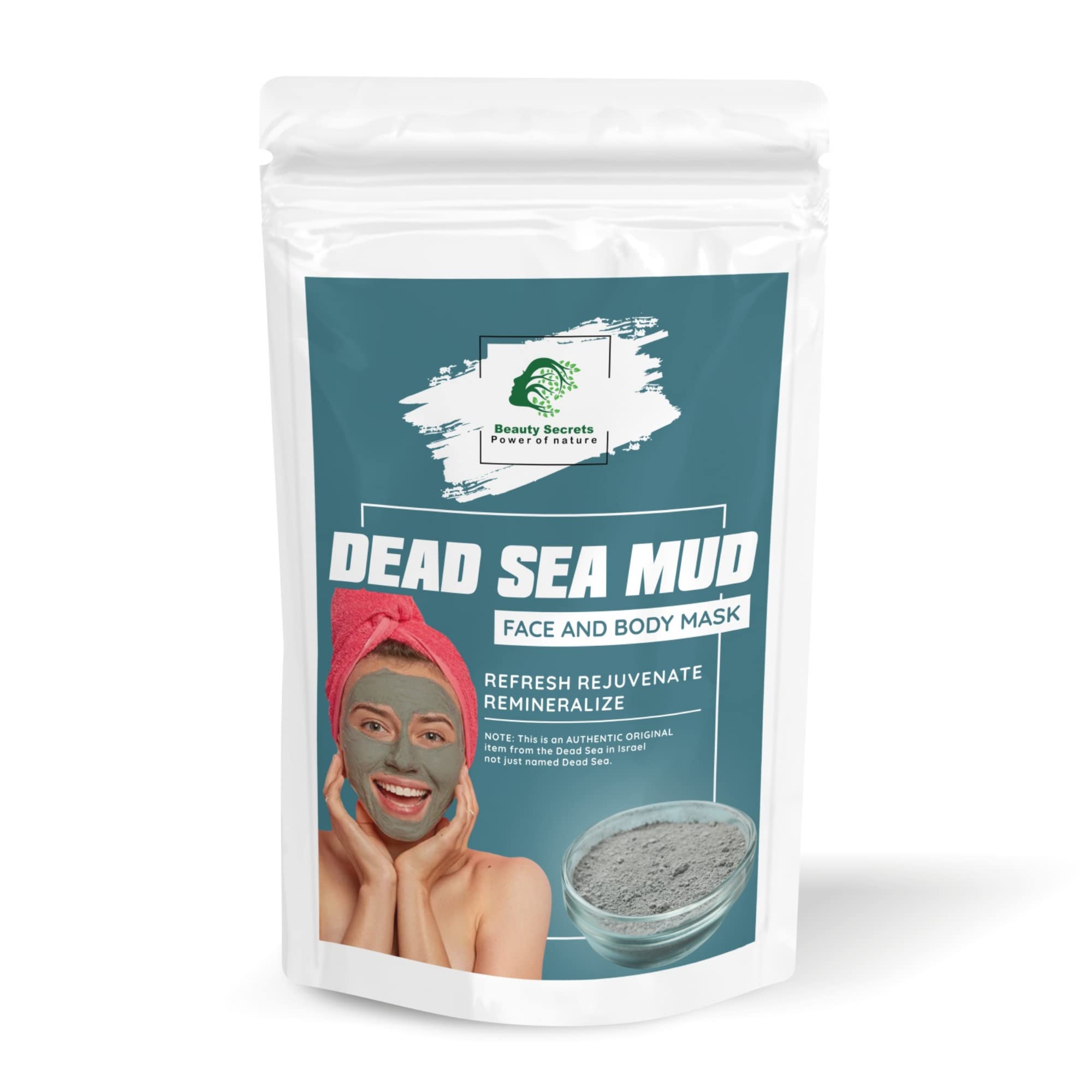 Dead Sea Mud Mask for Face & Body - Natural Pore Minimizer, Acne & Blackhead Treatment for Oily Skin - Deep Cleansing & Detoxifying Facial Mask for Spa Day & Self-Care Routine