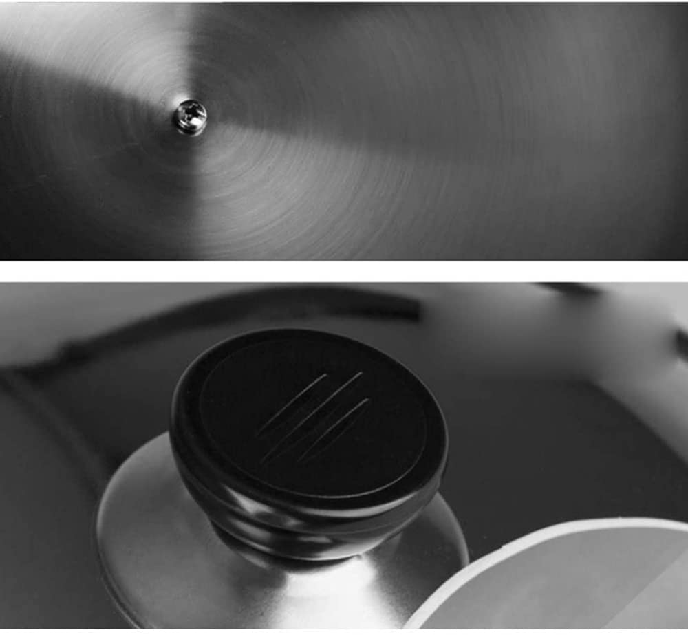 Stainless Steel Cooking Pan Lid - 32cm Replacement Pot Cover with Round Knob Handle for Skillet, Wok & Cookware | Heat-Resistant & Anti-Scald Design | Perfect for Stovetop Cooking, Kitchen Use & Cookware Replacement