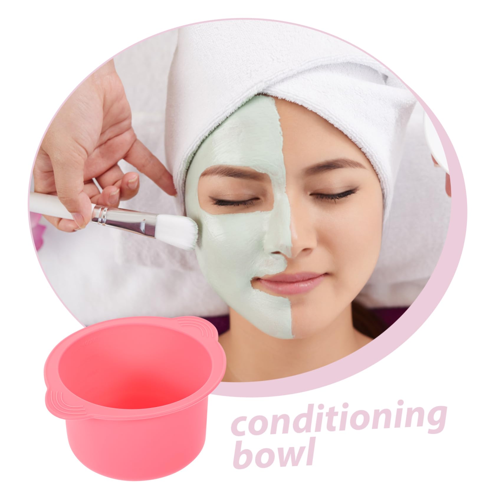 5PCS Pink Hair Removal Waxing Kit - Wax Warmer Pot, Wax Strips, Depilator, Ingrown Wax Warmer Bowl & Night Light - Professional At-Home Waxing for Legs, Arms, Bikini Line & Facial Hair Removal