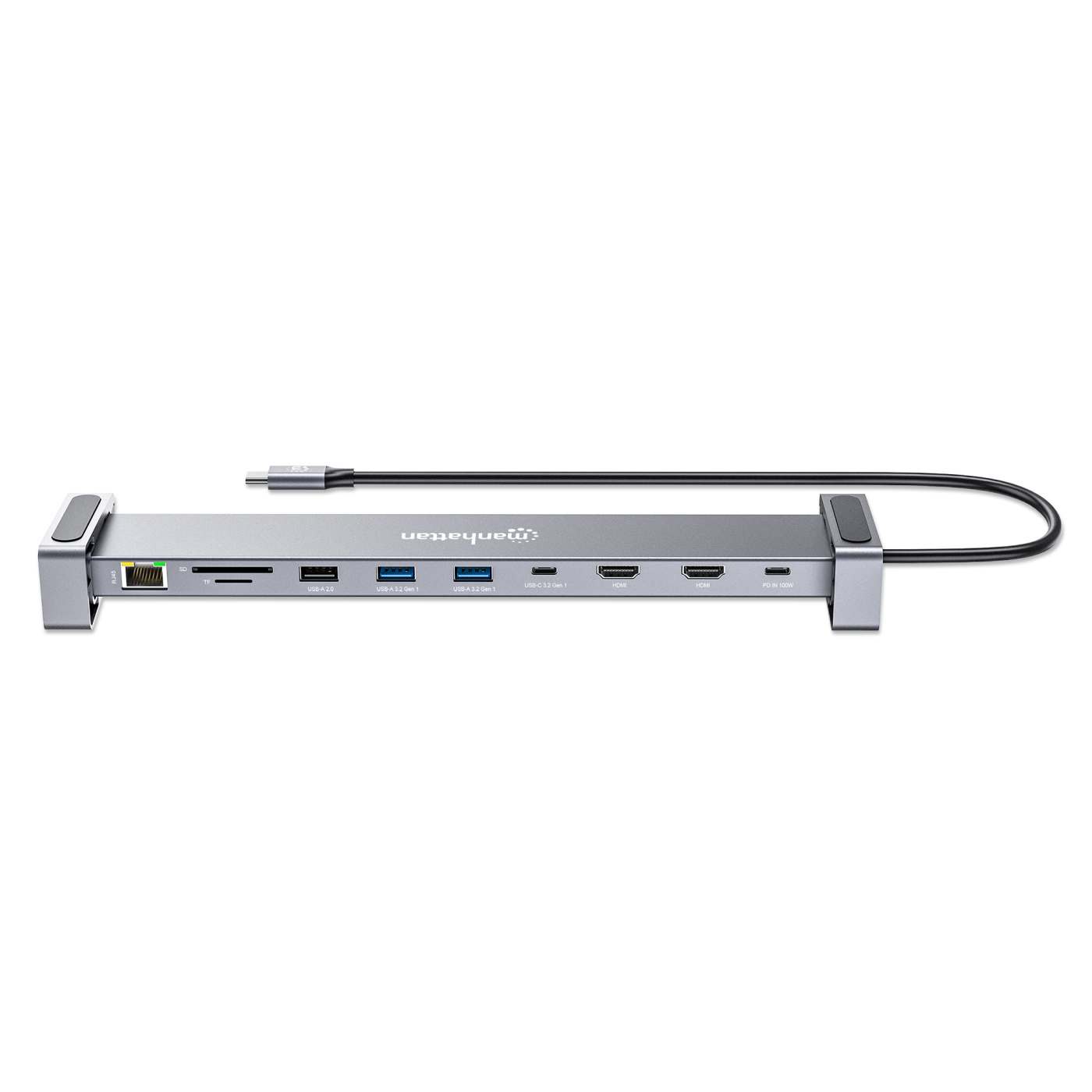 10-in-1 USB C Docking Station with Dual HDMI, Power Delivery - Multi-Port Hub for MacBook Pro/Air, Dell, HP Laptops - Perfect for Home Office & Remote Work Setup
