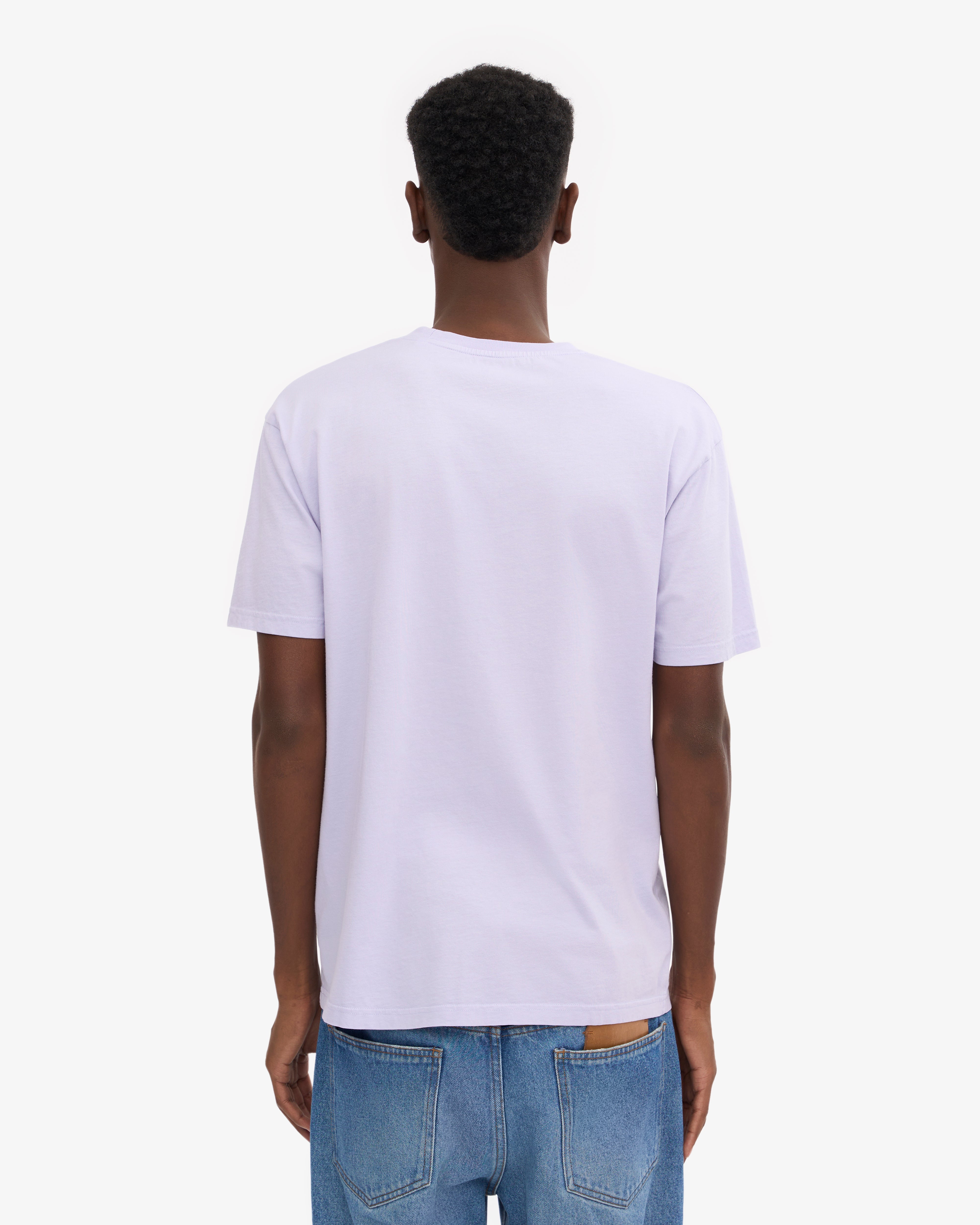 Classic Organic Cotton T-Shirt for Women - Soft Lavender Color | Eco-Friendly Casual Wear for Everyday Comfort & Sustainable Fashion Lifestyle