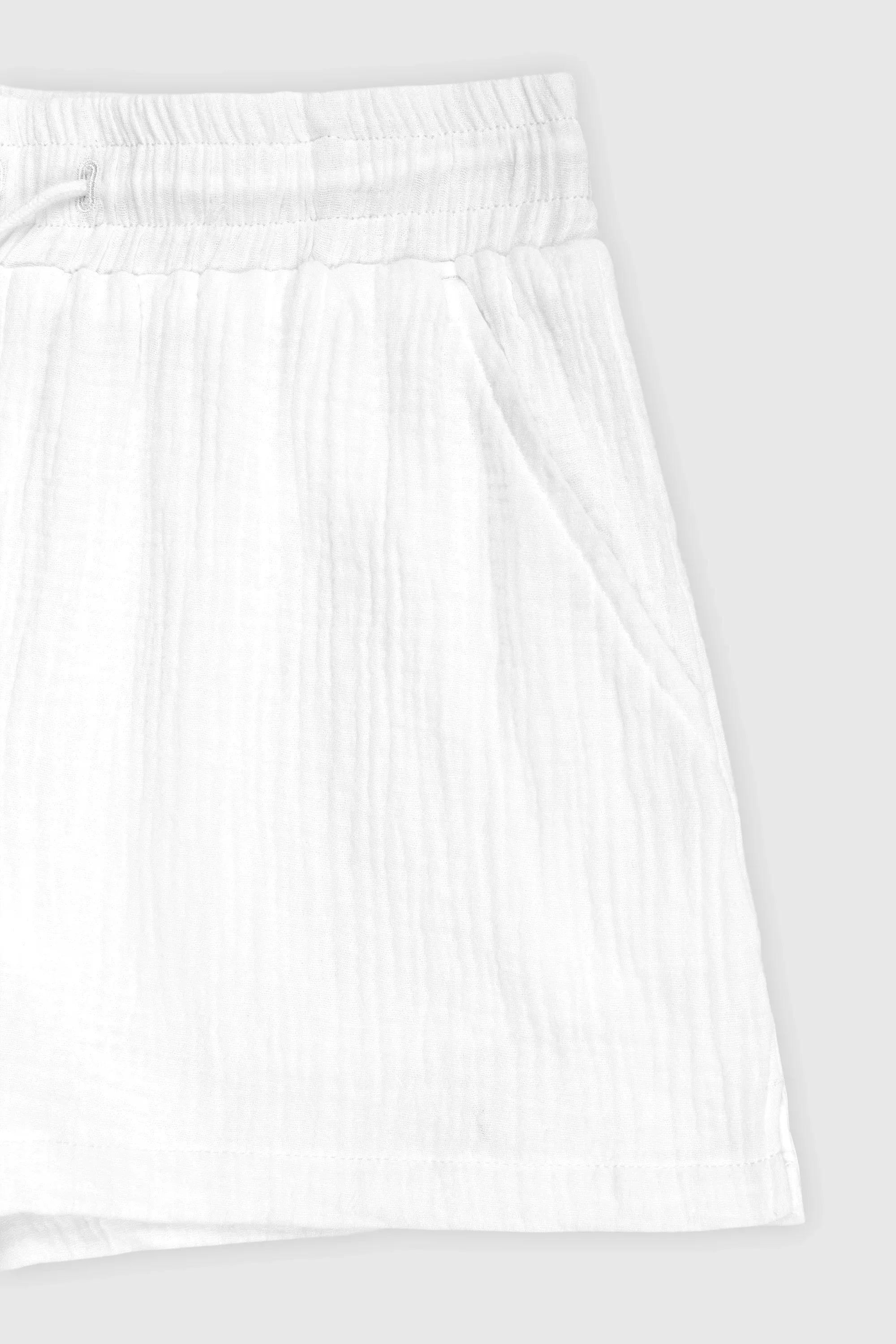Breeze Shorts for Women - Breathable White Summer Shorts - Perfect for Running, Yoga & Beach Vacations