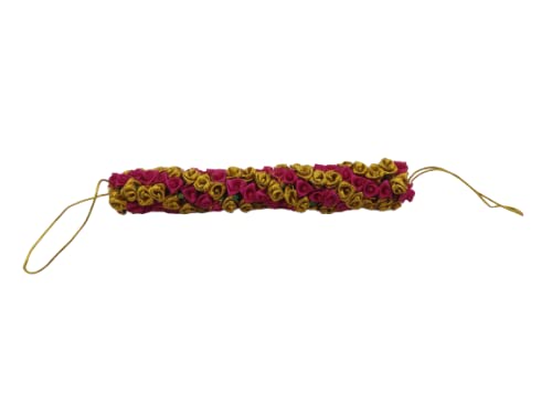 Premium Artificial Bun Juda Maker - 10 Inch Floral Gajra Hair Accessory for Women | Bridal, Party & Wedding Hairstyle Essential (Pack of 1)