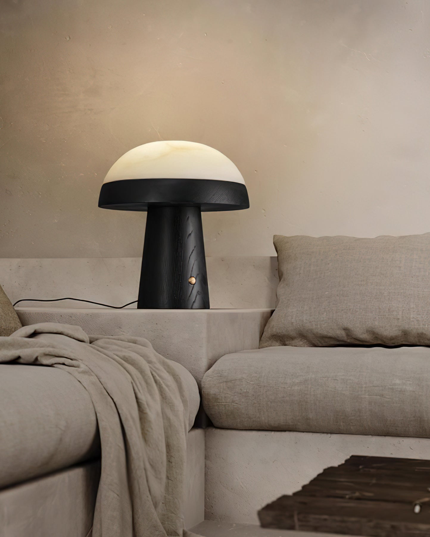 Mushroom Cloud Table Lamp - Modern LED Night Light for Bedroom, Living Room & Office - Soft Ambient Lighting for Relaxation & Decor