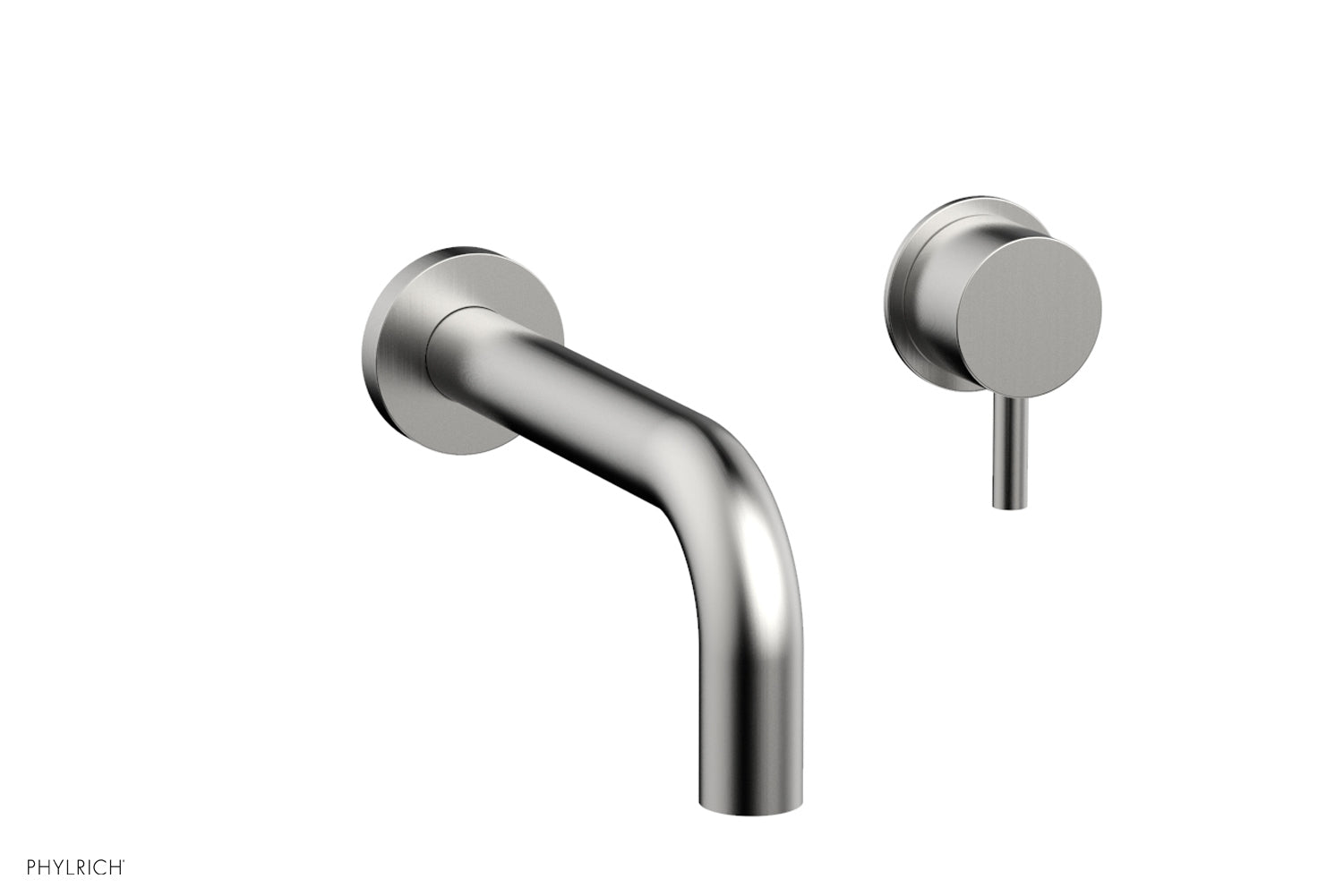 Basic II Single Handle Wall Mount Lavatory Faucet Set with Lever Handle - Model 230 15 - Perfect for Bathroom Sink, Powder Room, and Guest Bath Installation