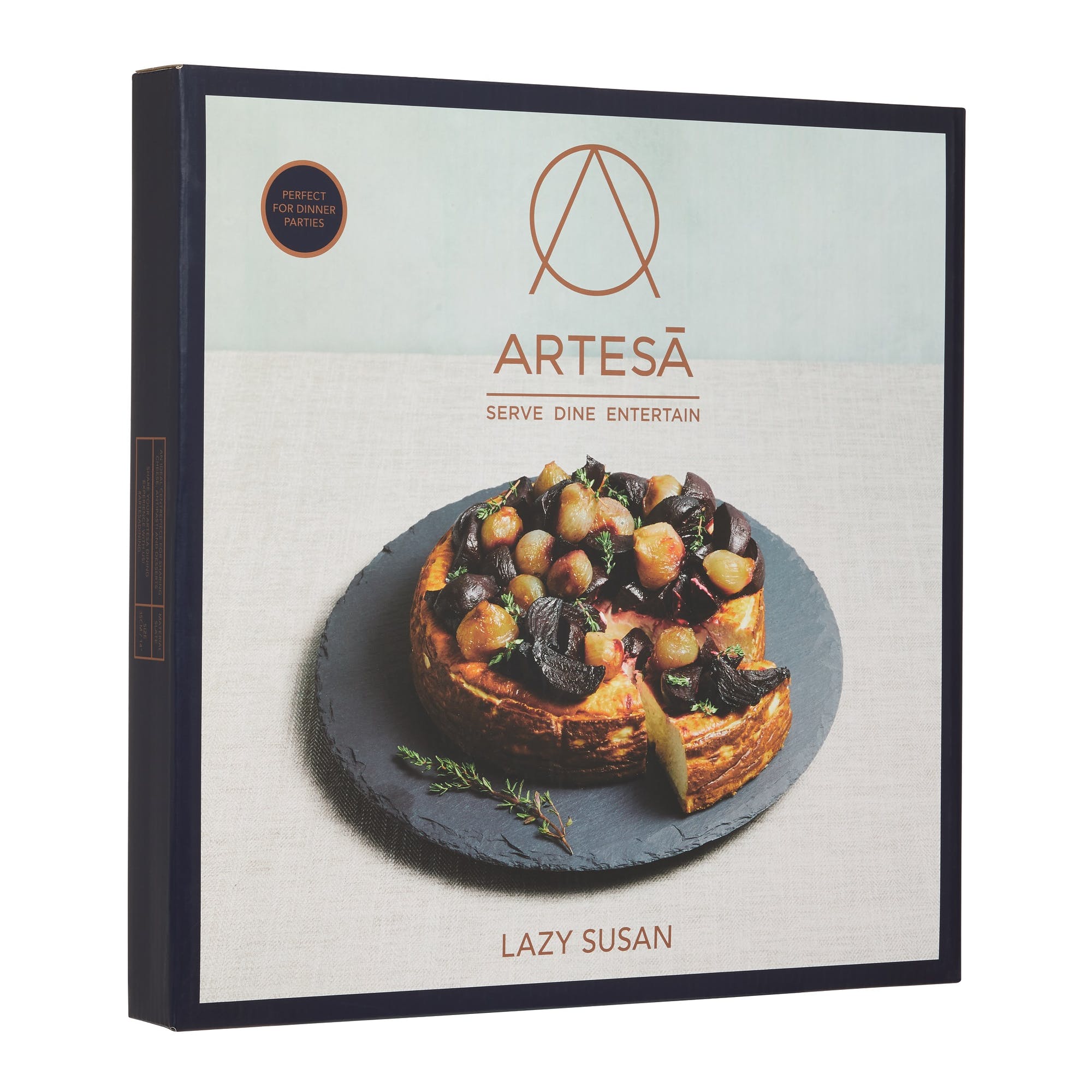 Artesa Slate Lazy Susan Turntable - 12