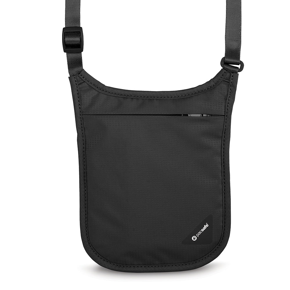 Pacsafe Coversafe V75 Anti-Theft Neck Pouch - RFID Blocking Travel Wallet for Passport, Credit Cards & Cash - Perfect for Vacation, Hiking & Commuting