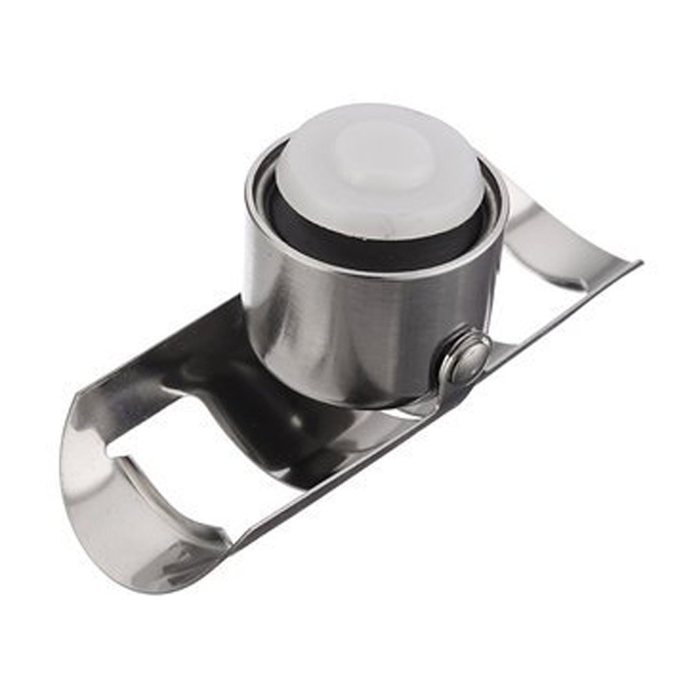 4-Pack Stainless Steel Wine Bottle Stoppers - Sparkling Wine & Champagne Sealer Plug for Kitchen, Dining & Bar | Perfect for Preserving Open Bottles & Entertaining Guests