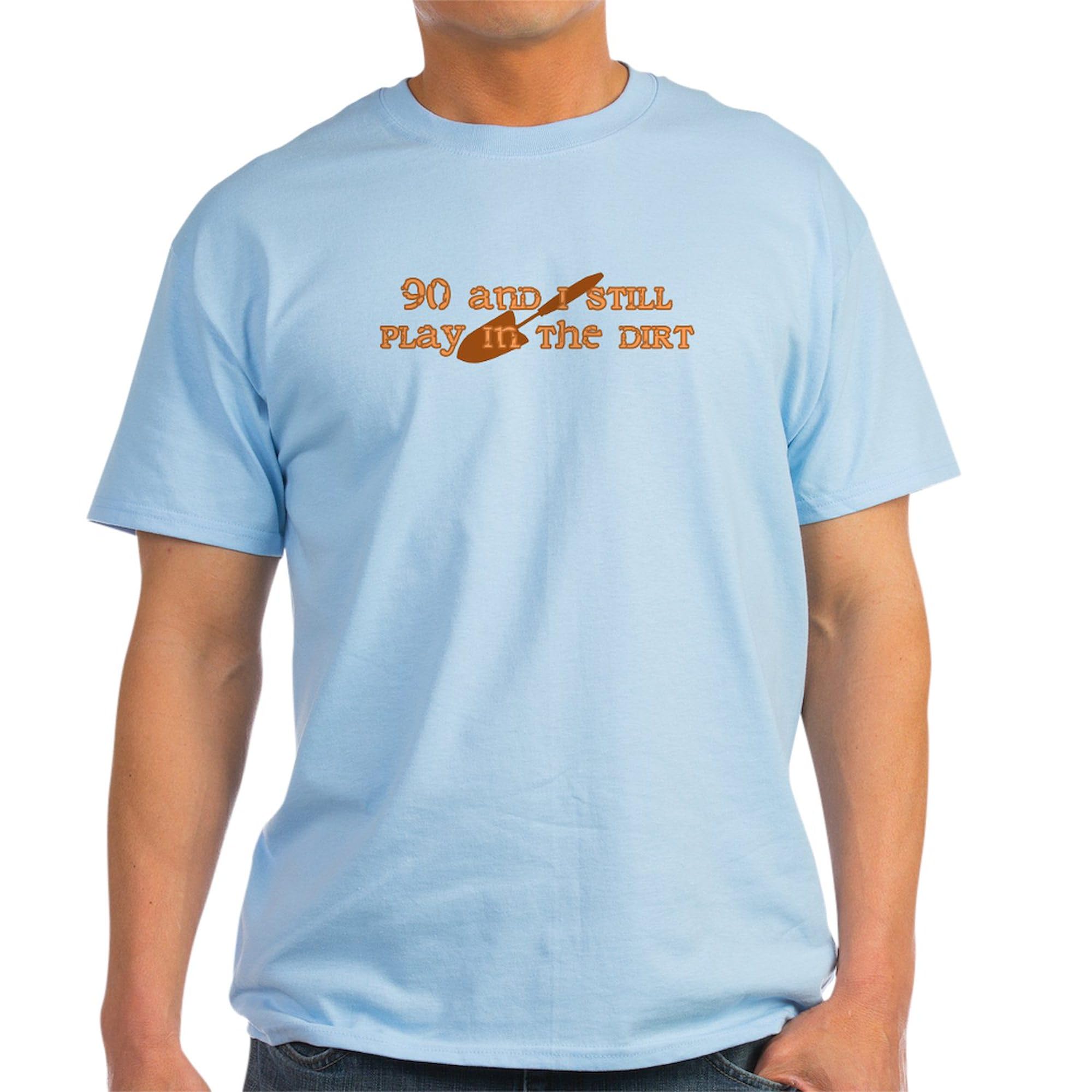 90th Birthday Gardening T-Shirt for Men - 100% Cotton Graphic Tee for Outdoor Enthusiasts