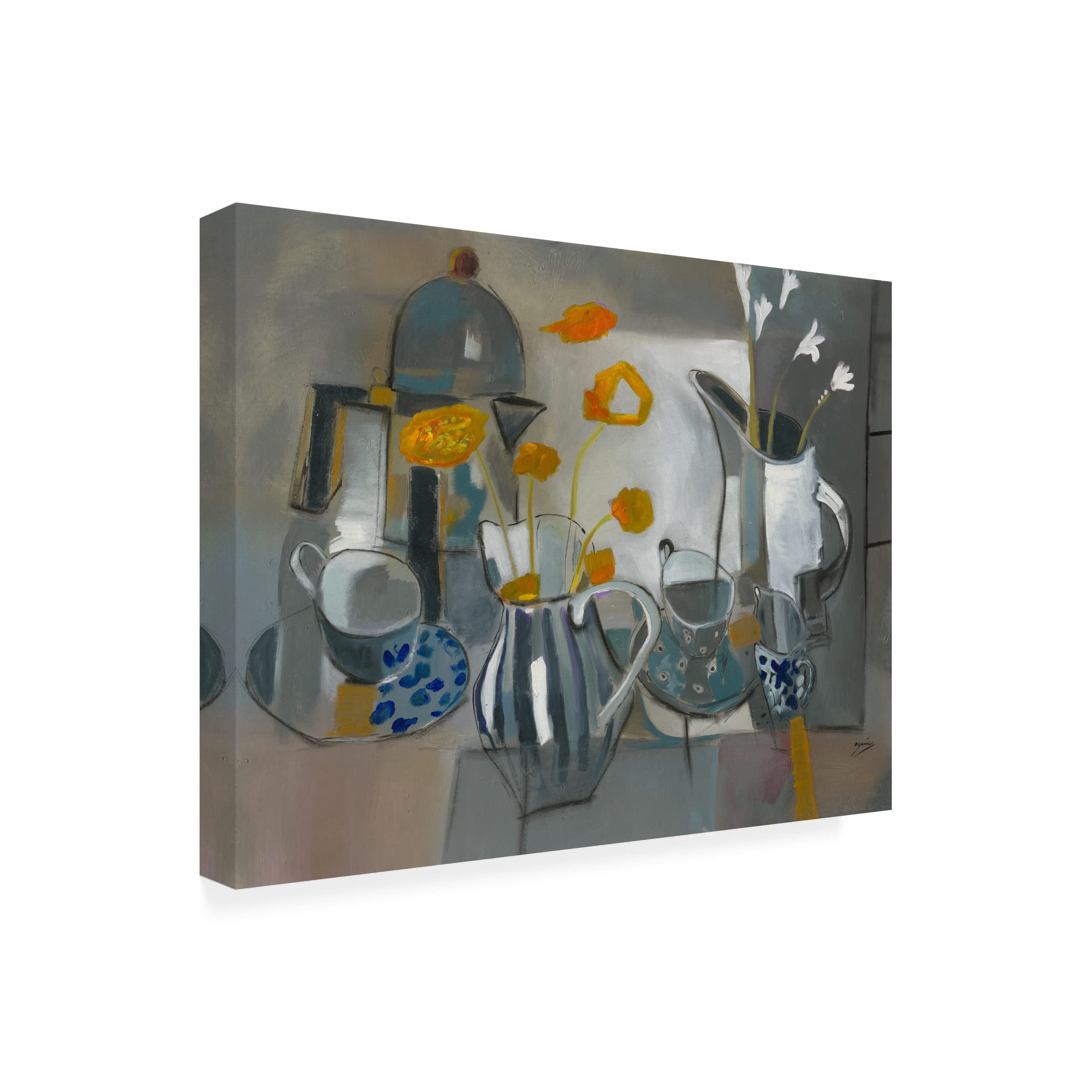 Trademark Fine Art 'Good Day' Canvas Wall Art Print by Azarin - Modern Home Decor for Living Room, Bedroom & Office