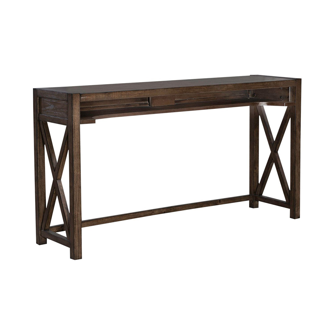 Stylish Lennox Console Table - Modern Entryway Sofa Table for Hallway, Living Room & Foyer - Wooden Narrow Entry Table with Storage Shelf