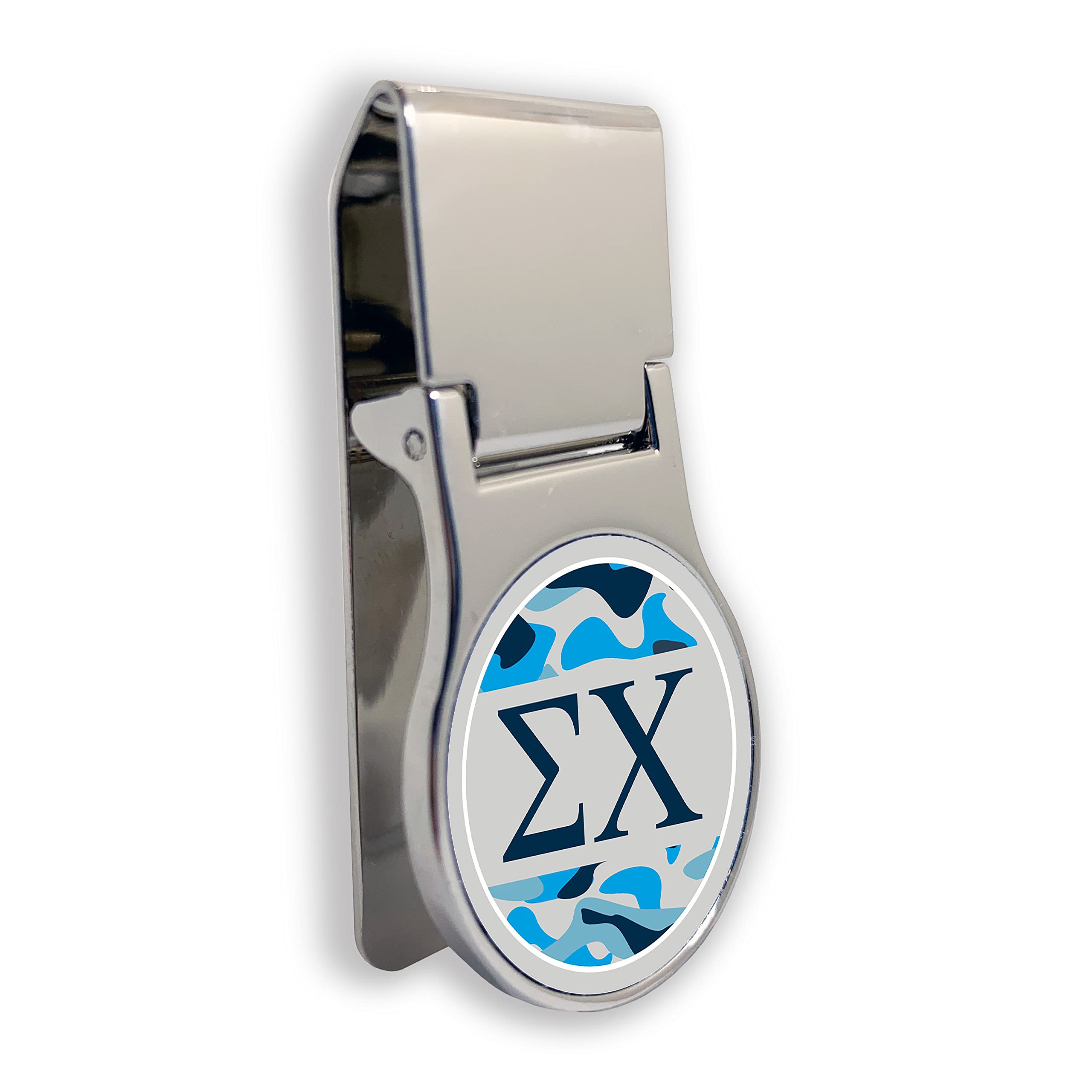 Sigma Chi Fraternity Money Clip Round - Engraved Greek Letter Design for Sigma Chi Brothers | Perfect for Gifts, Graduation, and Brotherhood Events