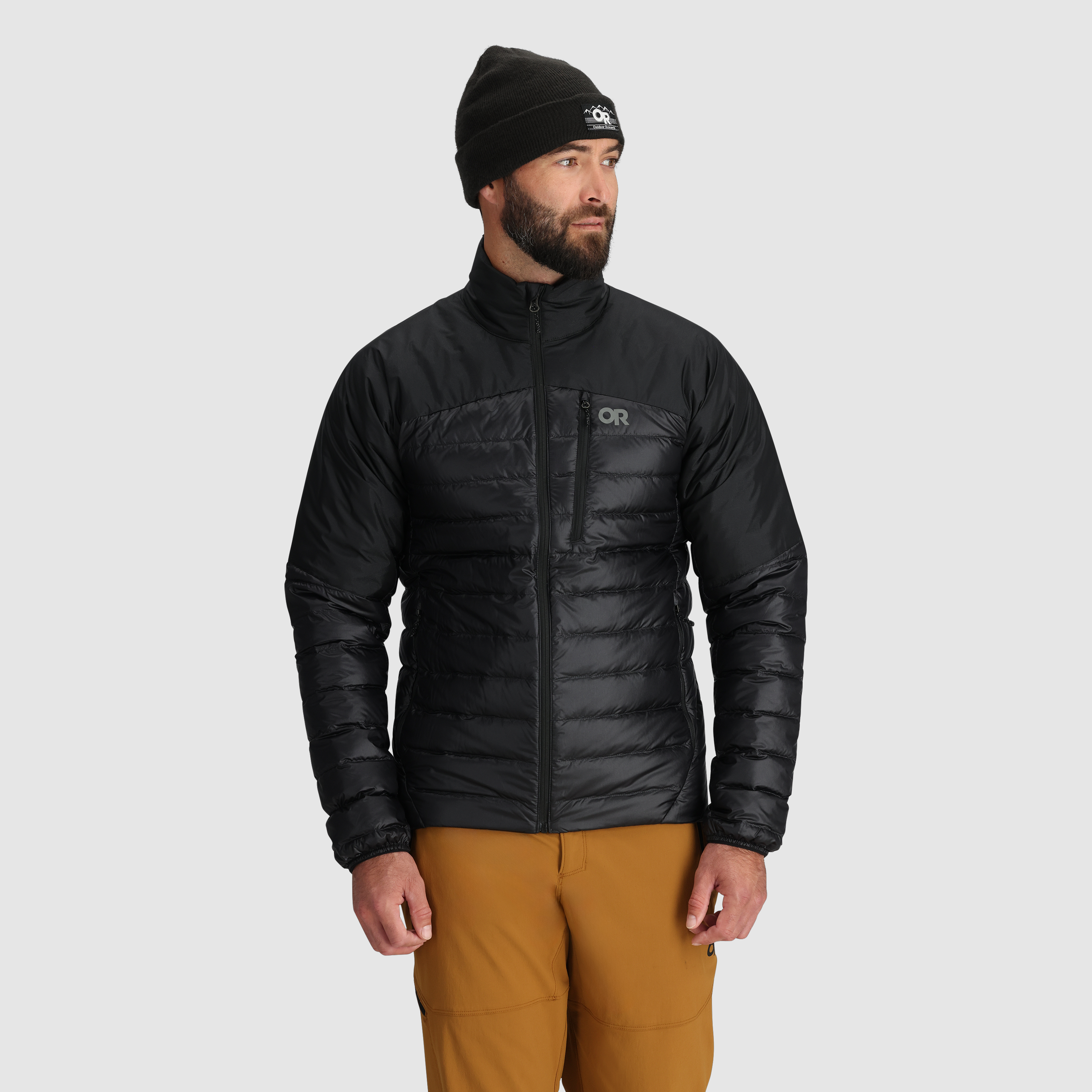 Men's Lightweight Helium Down Jacket - Warm Winter Coat for Outdoor Activities & Travel | Water-Resistant & Packable