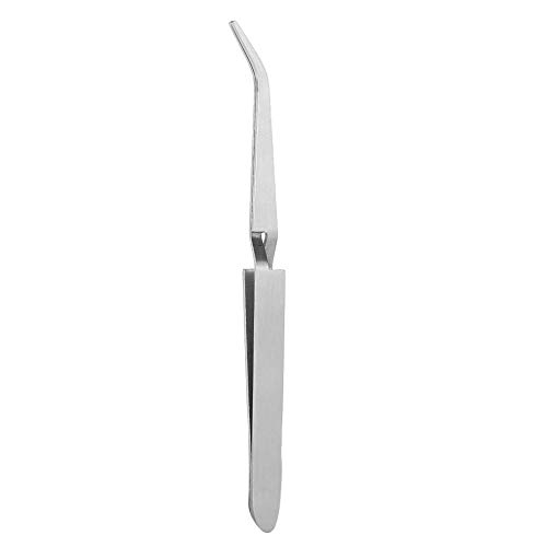 Stainless Steel Nail Tweezers - Dual-End Shaping Tool for Gel & Acrylic Nails - Perfect for Nail Art & Removal
