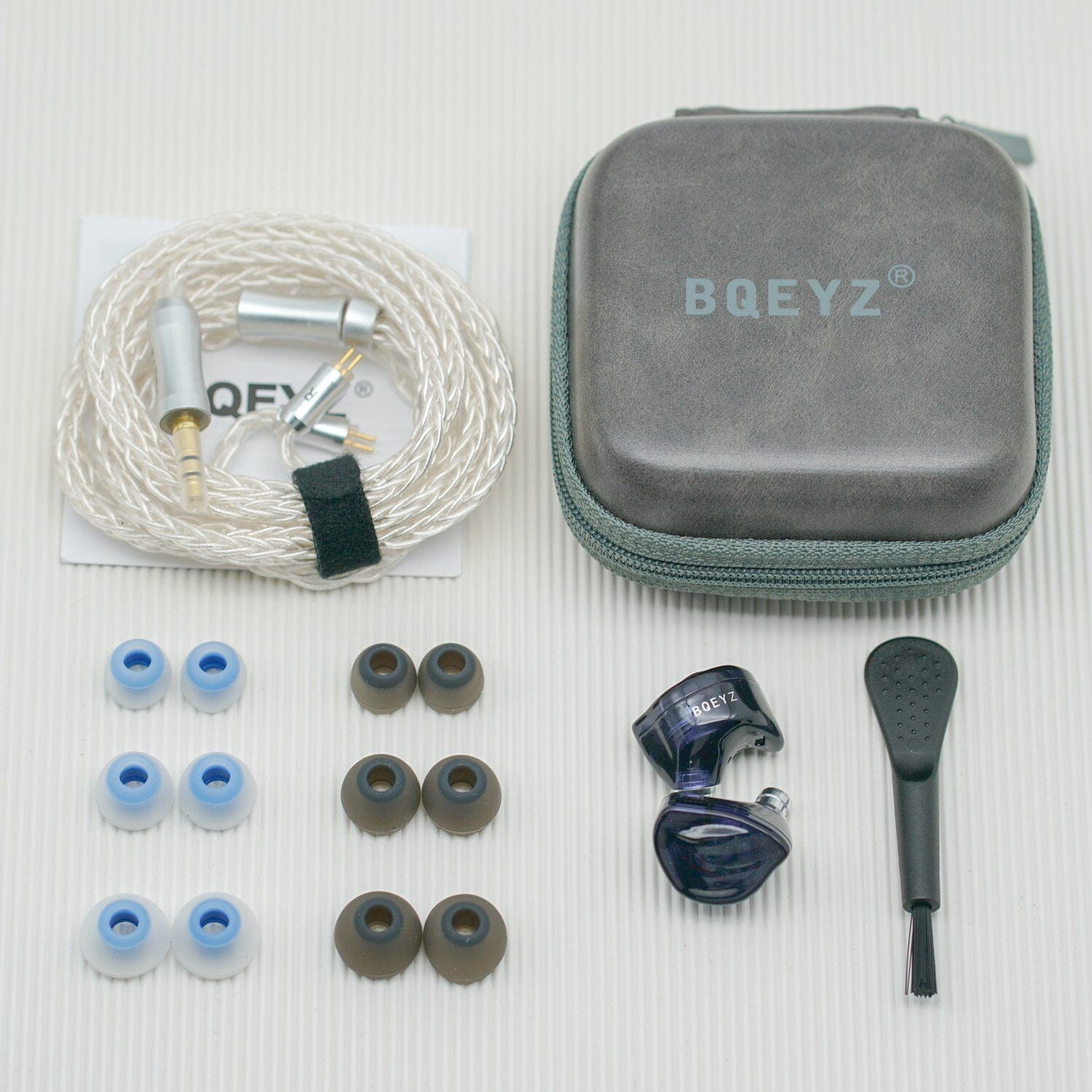 BQEYZ Summer 3 Hybrid Drivers Balanced Armature In-Ear Monitors (IEM) - High Fidelity Sound for Audiophiles, Musicians & Gaming Enthusiasts