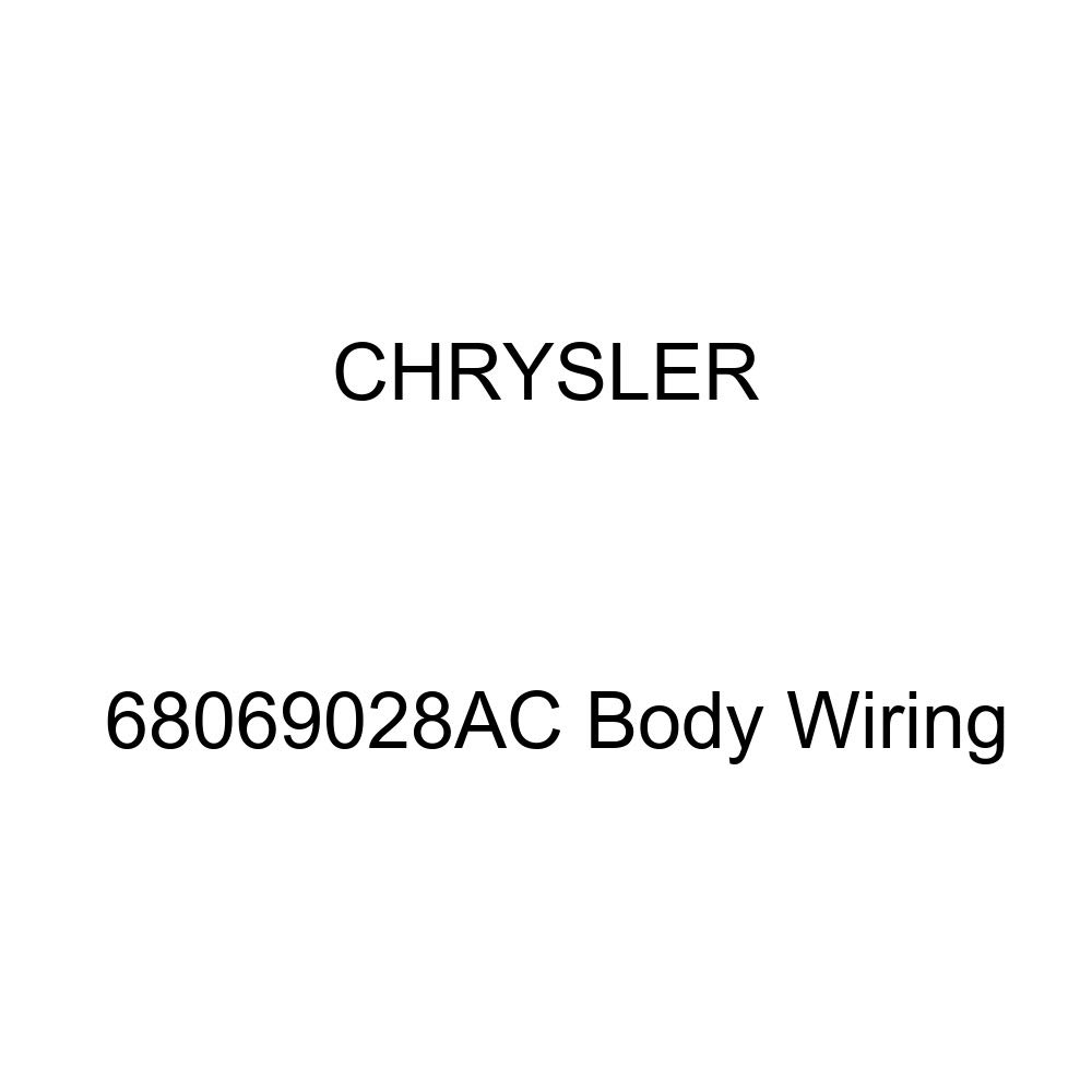 Genuine Chrysler 68069028AC Body Wiring Harness - OEM Replacement Part for Dodge Ram 1500/2500/3500 | Perfect for Electrical System Repairs & Upgrades