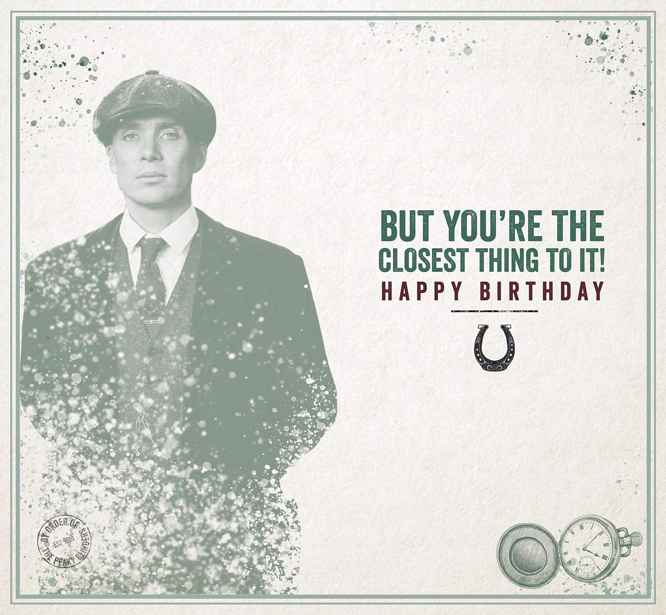 Danilo Birthday Card - Peaky Blinders Themed Greeting Card (9x5 inches) | Perfect for Fans, Friends & Family Celebrations