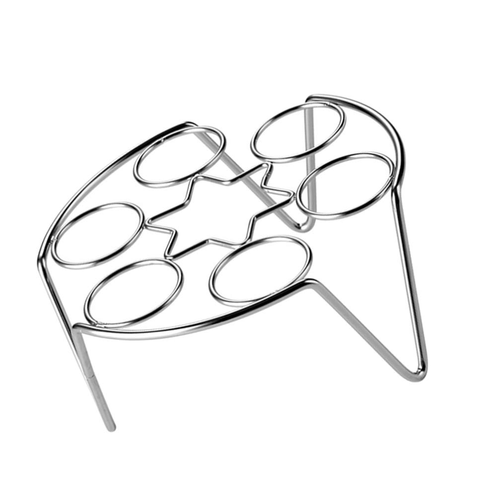 2-Piece Cabilock Egg Steamer & Pressure Cooker Trivet Rack - Microwave Safe Canning Rack for Kitchen Cookware - Perfect for Steaming, Canning, and Microwave Cooking Accessories