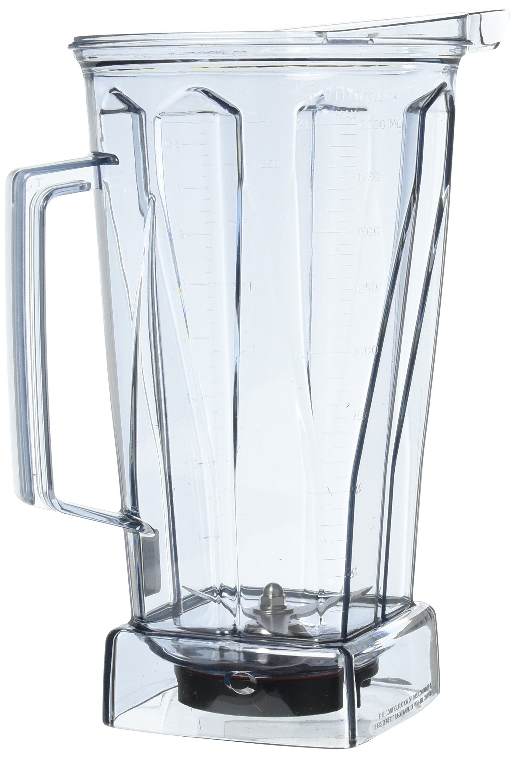 Vitamix 64oz Clear Blender Container with Stainless Steel Blade - Perfect for Smoothies, Soups & Nut Butters - No Lid Included