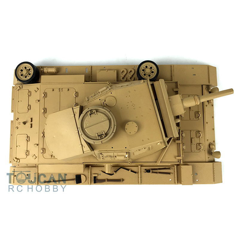 Henglong 1/16 Scale German Panzer III H RC Tank Model Kit with 3849 Chassis, Tracks, Decals & Spare Parts - Perfect for Military Enthusiasts, RC Hobbyists & WWII Historical Collectors