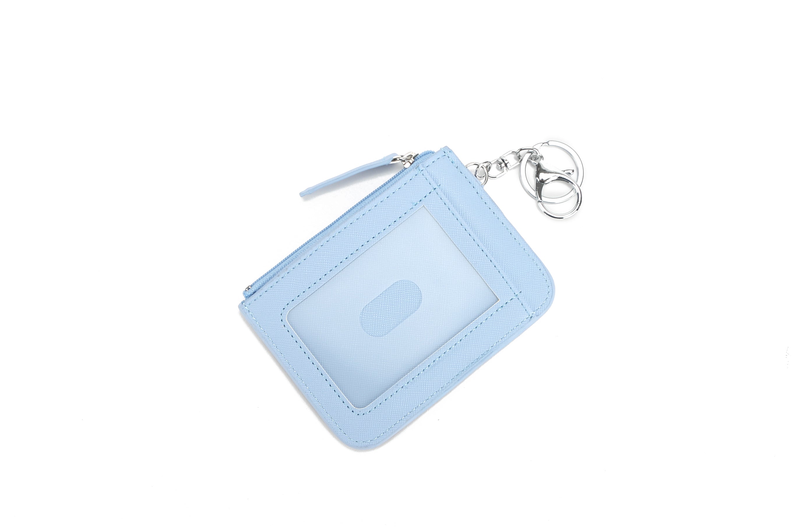 May Lehua Grey Card Holder - Slim RFID Blocking Wallet for Credit Cards & ID - Perfect for Travel, Business, and Everyday Use