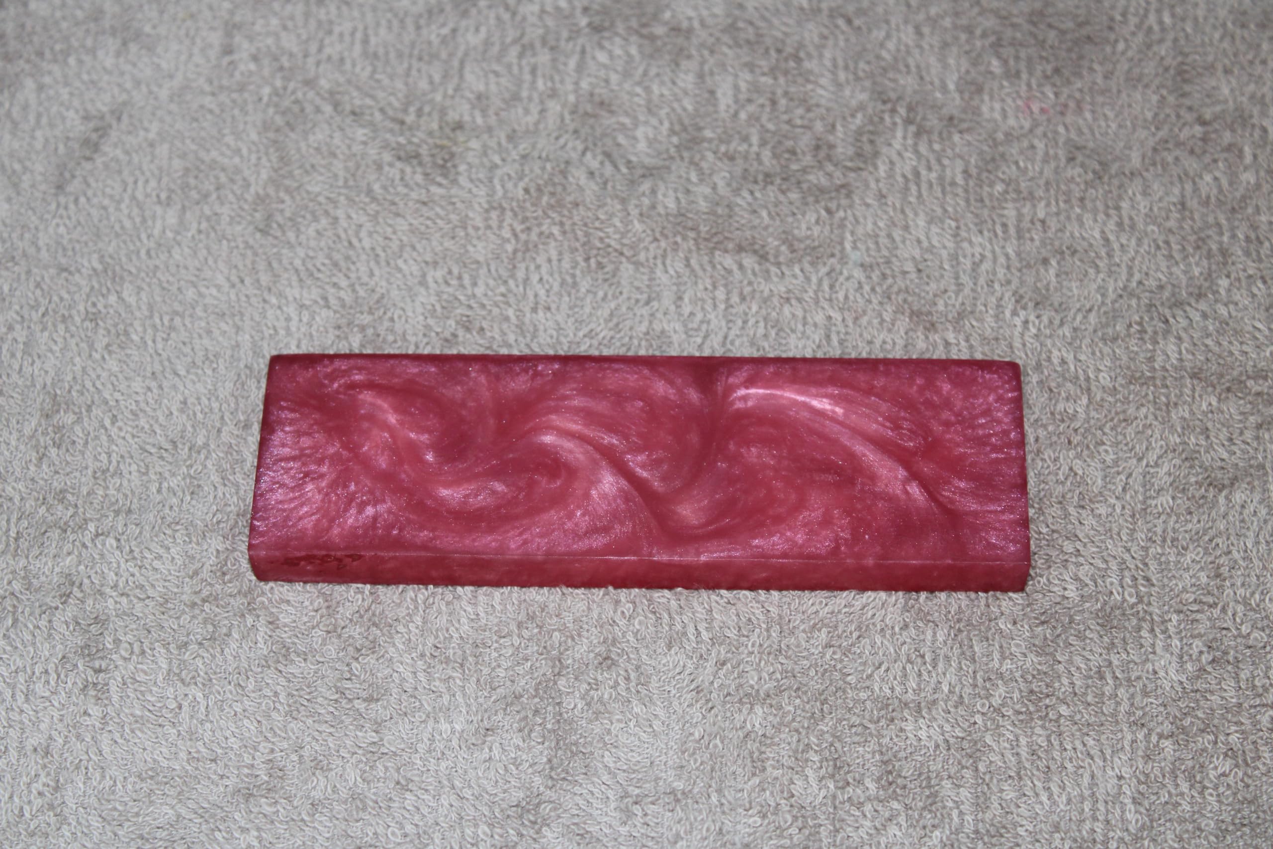 Exotic Flamingo Resin Scales for DIY Knife & Gun Handle Decoration - Premium Timber Handle Plates for Musical Instruments - Perfect for Custom Crafting, Woodworking, and Unique Gift Making