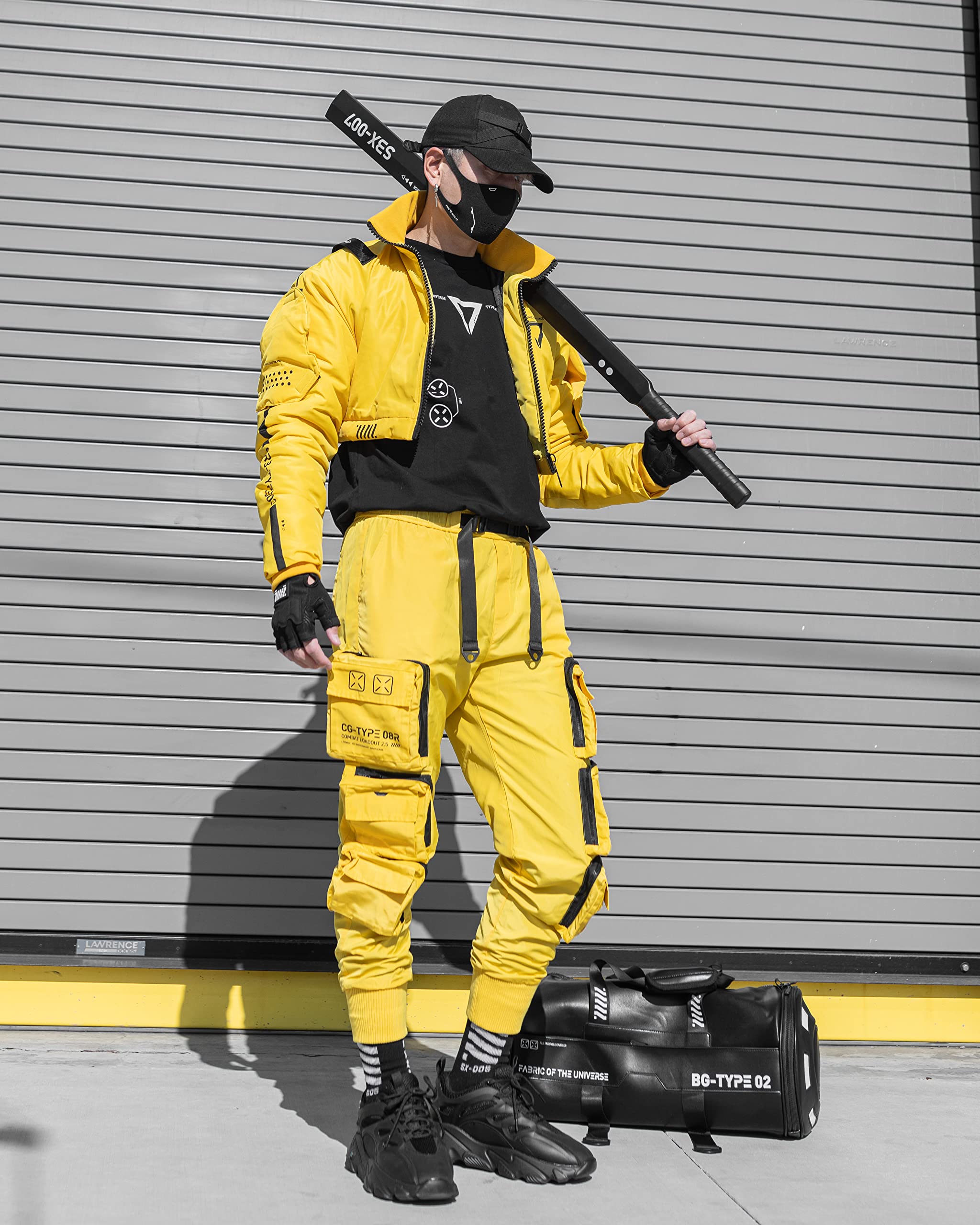 Universe Techwear Cargo Jogger Pants - Waterproof Stretch Fabric for Men & Women | Perfect for Urban Commuting, Hiking & Streetwear Fashion