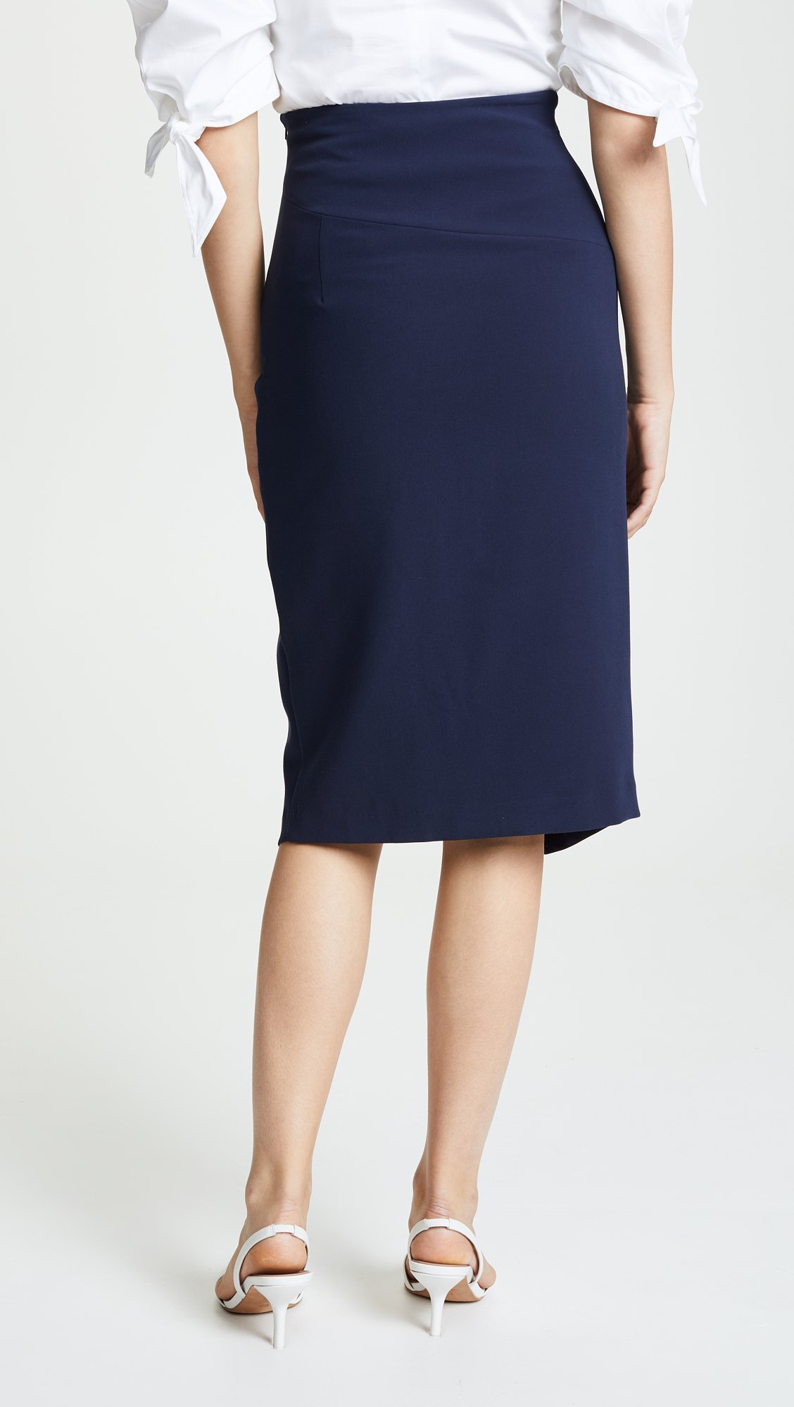 Black Halo Women's Juma Skirt - Elegant A-Line Midi Skirt for Work, Party & Special Occasions | Flattering Fit & Comfortable Stretch Fabric