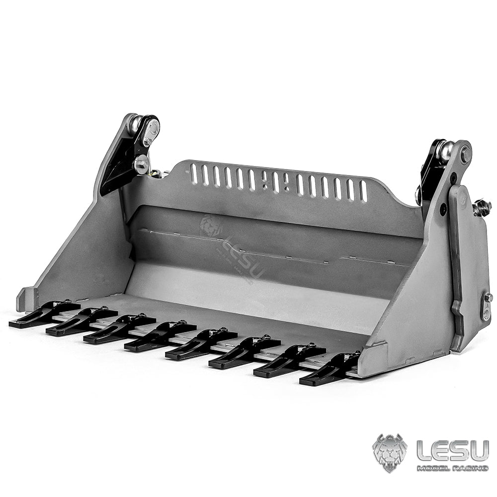 LESU 1/14 RC Hydraulic Loader Metal Openable Bucket - Replacement Part for AOUE MCL8 Model DIY RC Car Accessories Kit | Perfect for Construction Simulation & RC Vehicle Upgrades