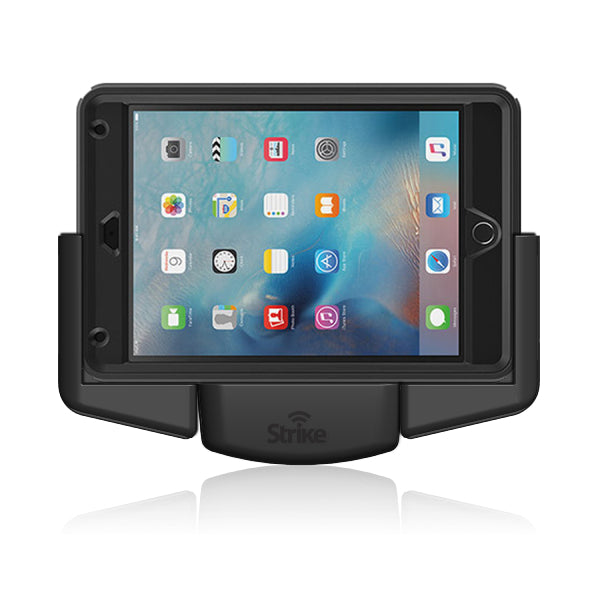 iPad Mini 4 Car Mount Holder for OtterBox Defender Case - Landscape & Portrait Adjustable - Secure Dashboard or Windshield Mount for Safe Driving & Navigation